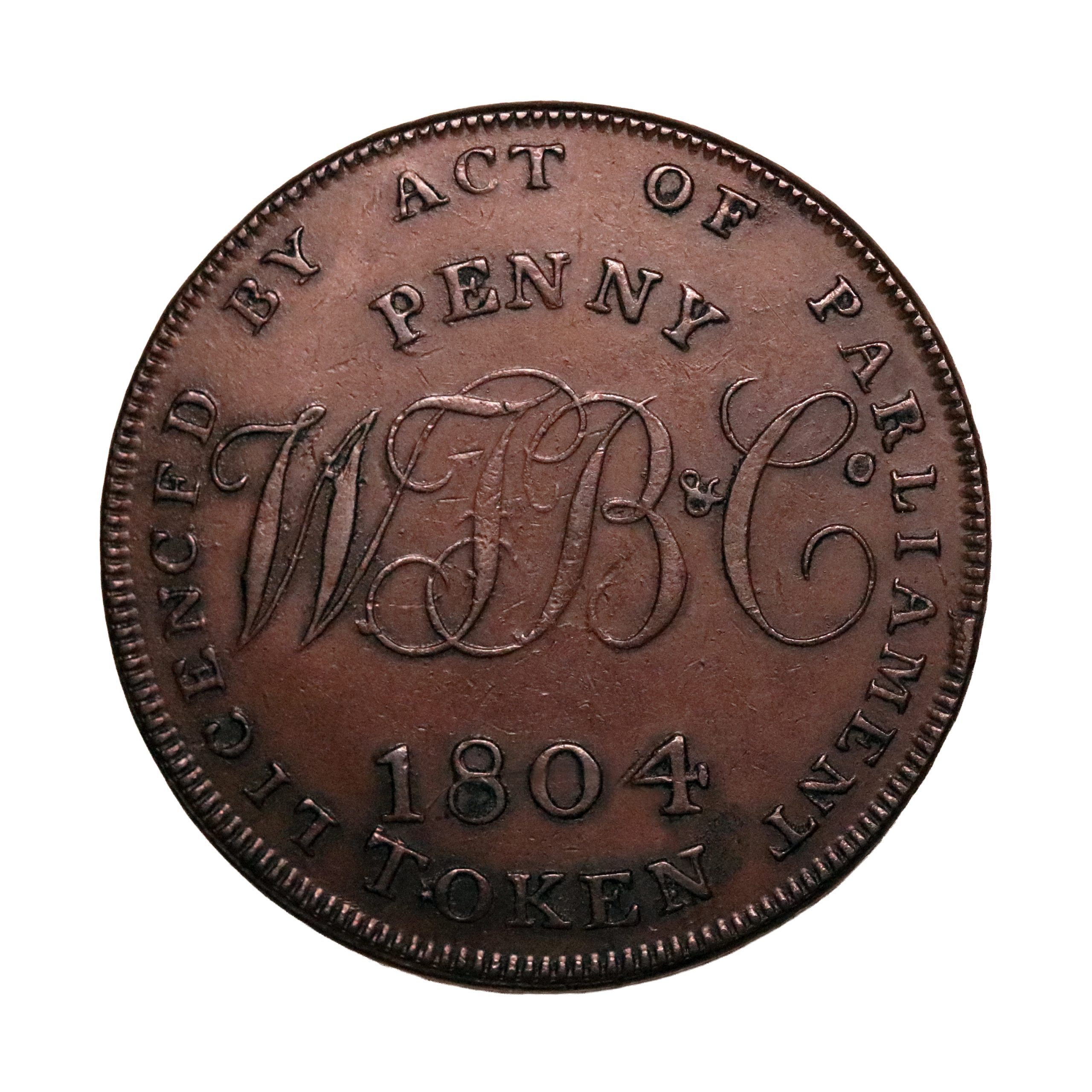 Lot 8 - Bentley's Dublin Pawnbroker's Penny D&H 4, Rare - Image 3