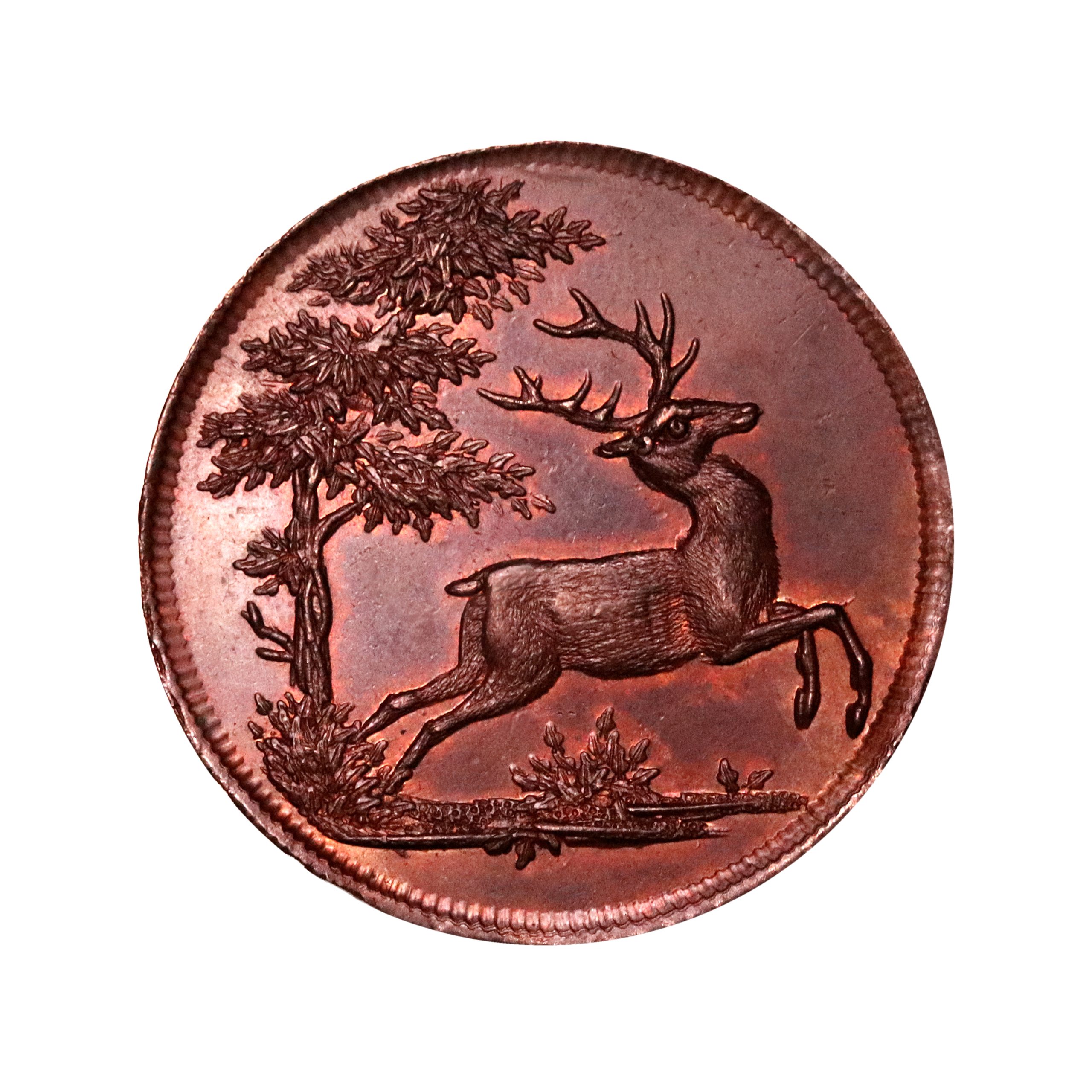 Lot 74 - Spence's Essex Epping Forest Shilling D&H 1b, Rare, ex-Baldwin - Image 2