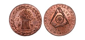Lot 82 - Denton's Essex Woodford Halfpenny D&H 39, Rare