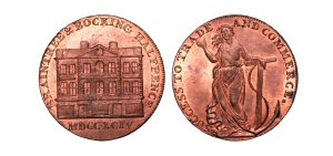 Lot 75 - Essex Braintree Halfpenny D&H 4, full red Gem, Ex-Jan