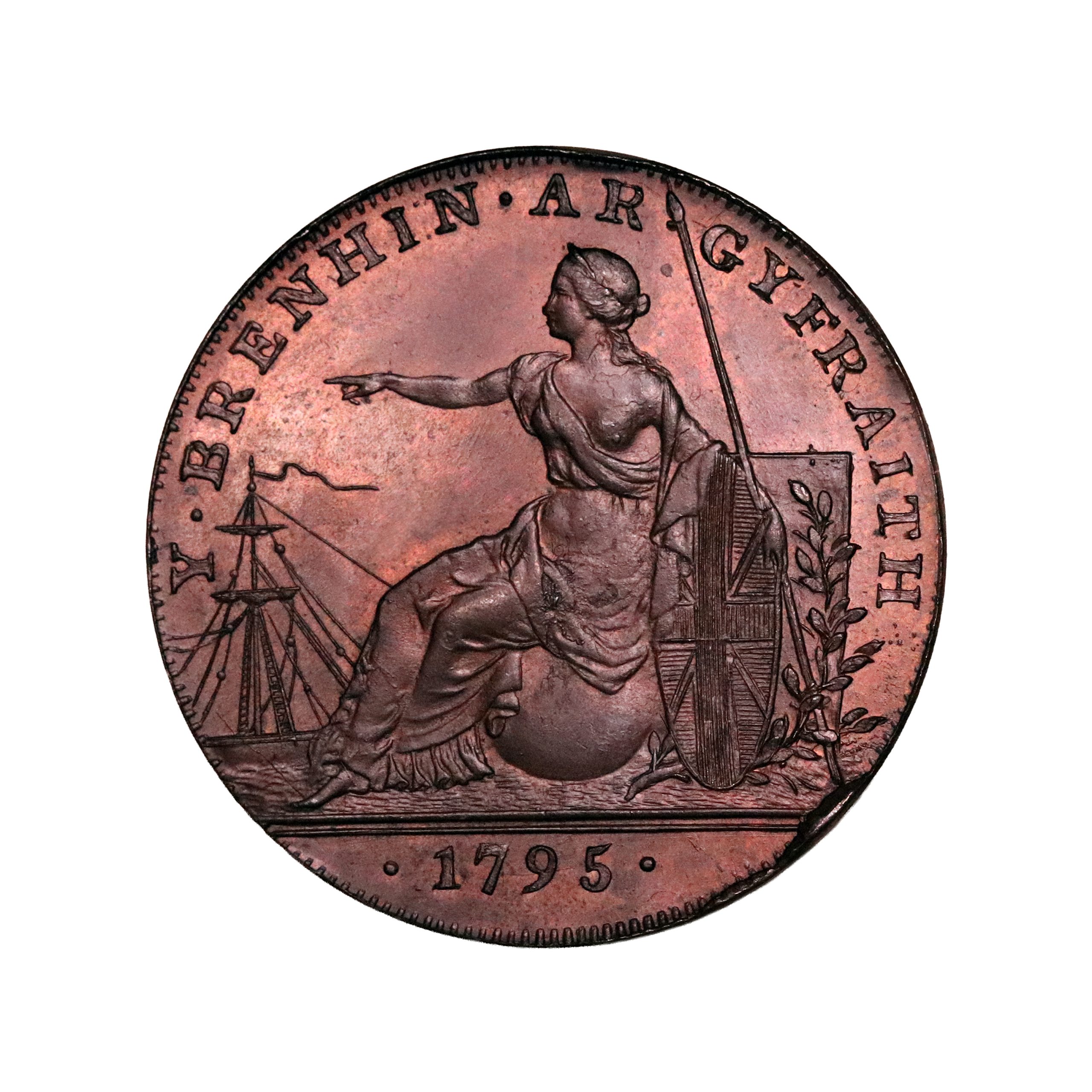 Lot 312 - Jorden's Glamorganshire Specimen Halfpenny D&H 1, Gem, RR - Image 3