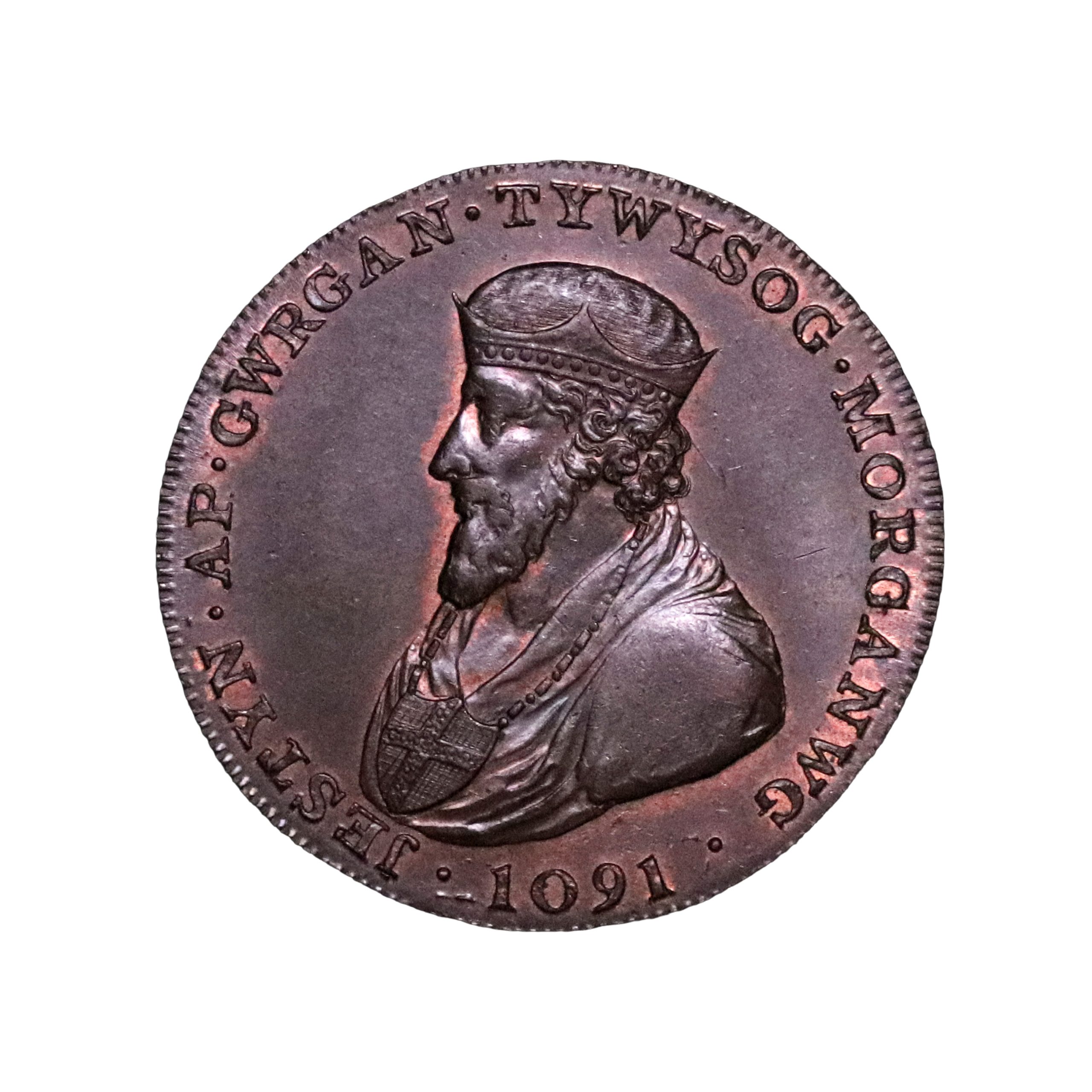 Lot 314 - Glamorganshire Glamorgan Halfpenny D&H 3b - Image 2