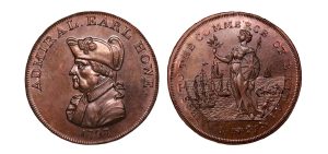 Lot 85 - Kempson's Hampshire Emsworth Mule Halfpenny D&H 27, Scarce