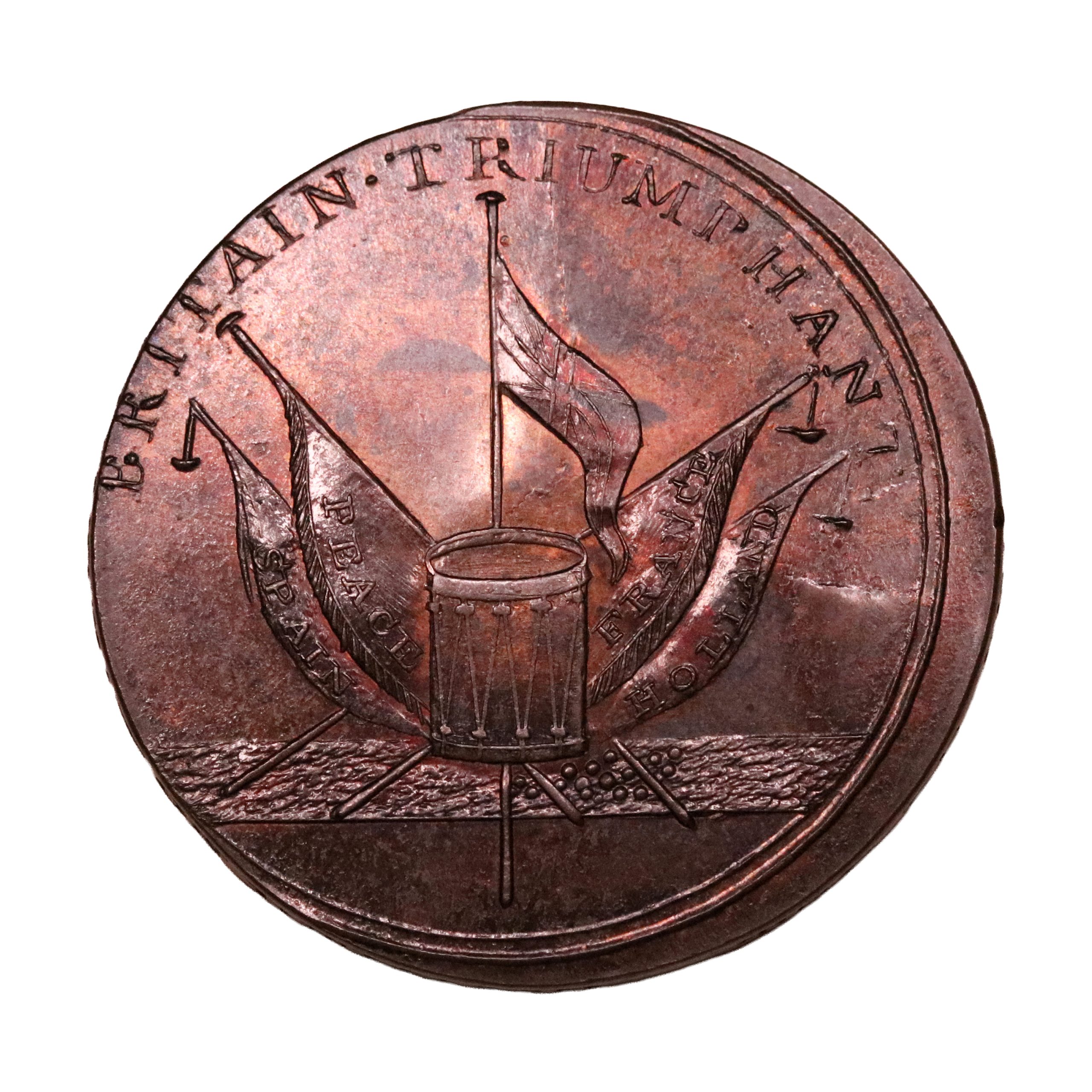 Lot 83 - Jacobs' Hampshire Gosport Penny D&H 2, Rare, 5% off-struck - Image 2