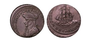 Lot 86 - Kempson's Hampshire Emsworth Halfpenny D&H 30, 10% off-struck