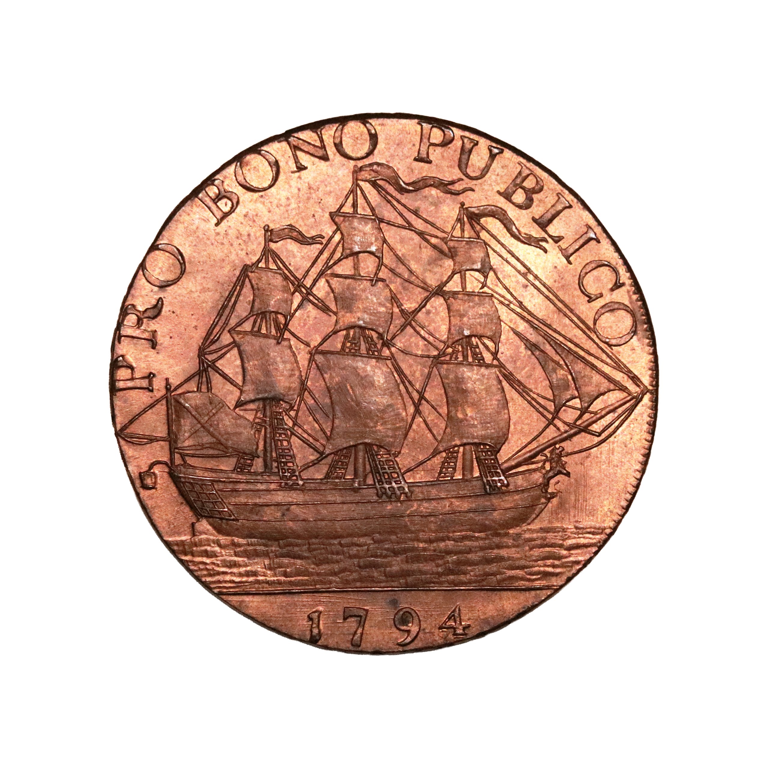 Lot 88 - Hampshire Gosport halfpenny D&H 41, Gem, Ex-Fuller - Image 3