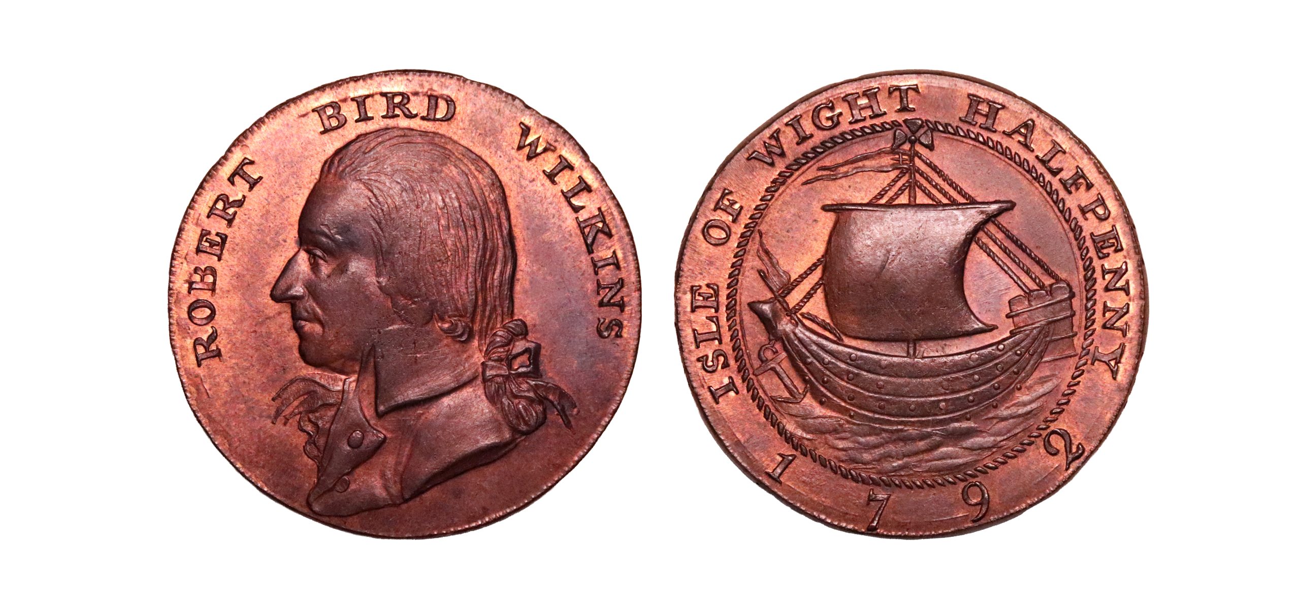 Lot 89 - Hampshire Isle of Wight Halfpenny D&H 46, Gem