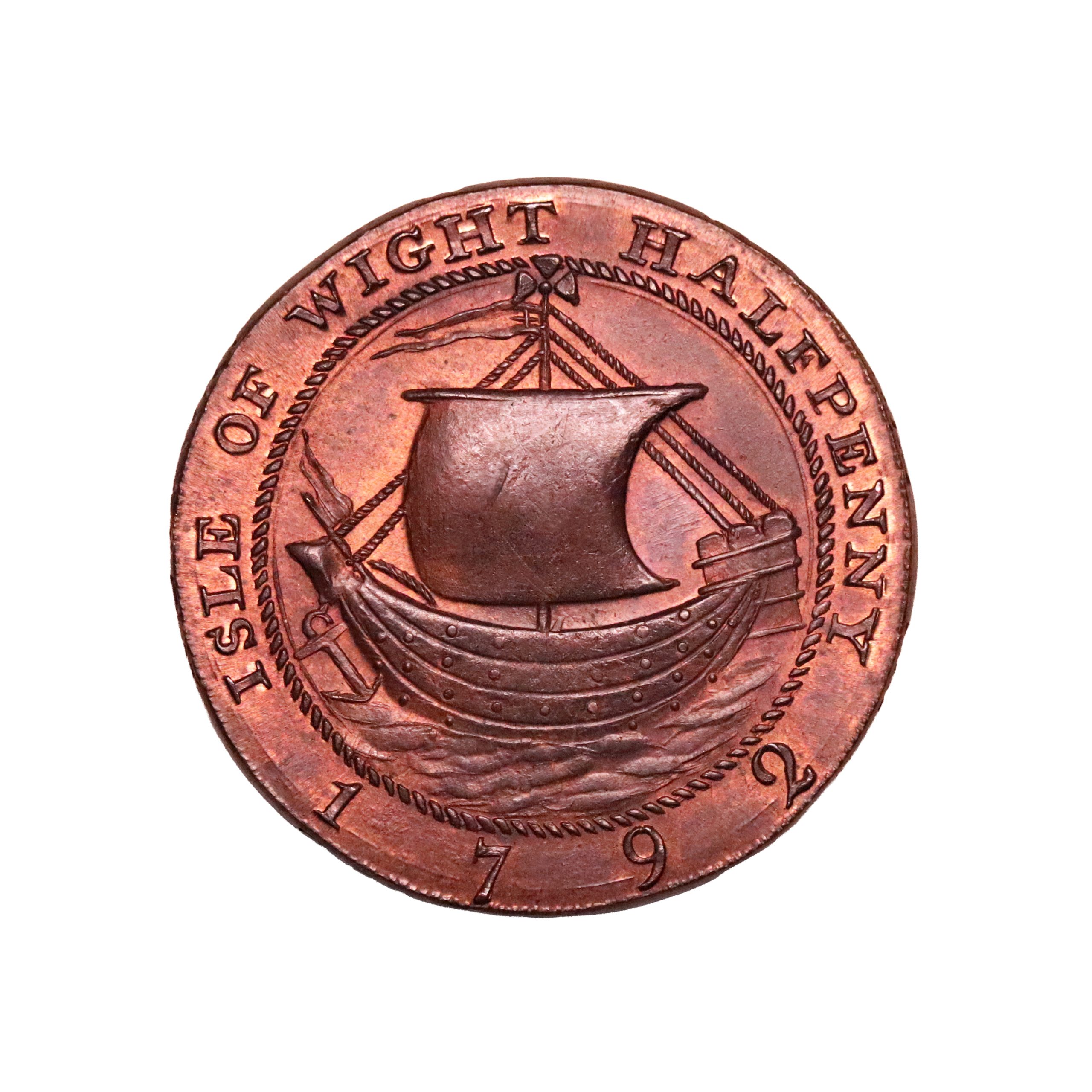 Lot 89 - Hampshire Isle of Wight Halfpenny D&H 46, Gem - Image 3