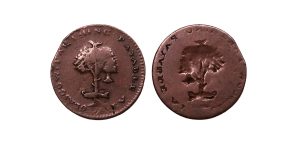 Lot 326 - Hamilton's Lanarkshire Glasgow Farthing D&H 31, Full Brockage, Ex-R.C. Bell/Beaton