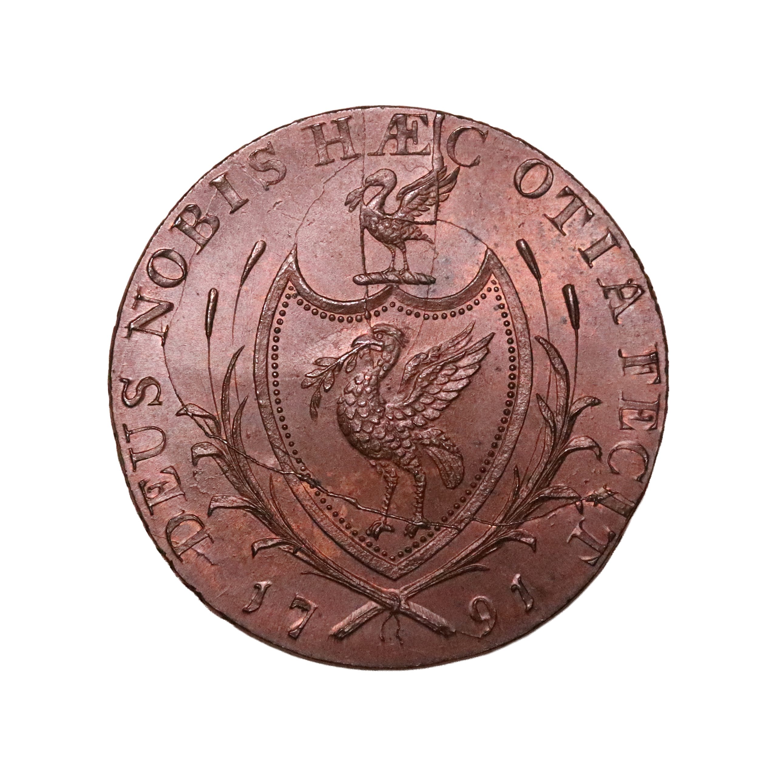 Lot 94 - Lancashire Liverpool Halfpenny D&H 89, Gem, Ex-Cokayne - Image 3