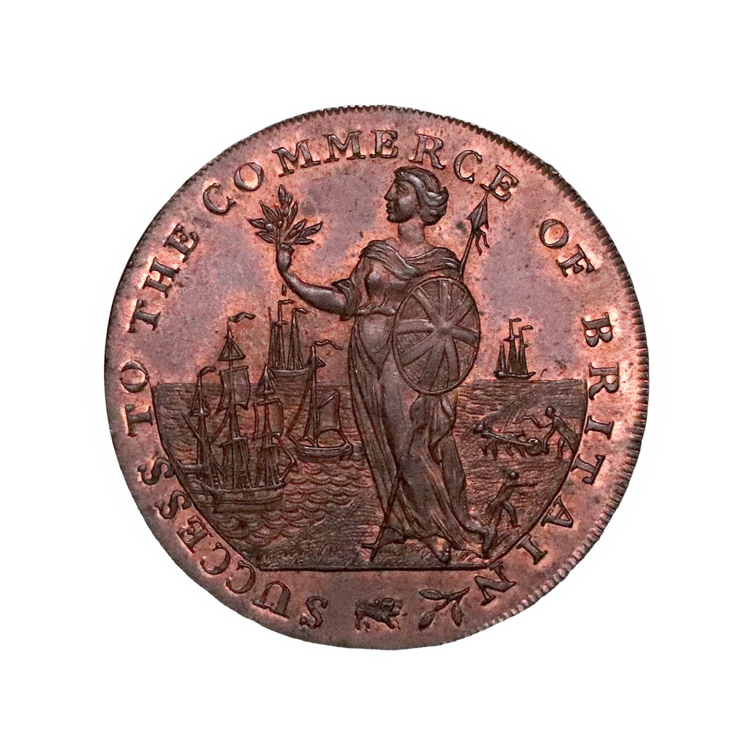 Lot 99 - Lincolnshire Spalding halfpenny D&H 6, Gemmy - Image 2