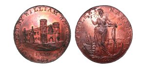 Lot 101 - Lincolnshire Wainfleet halfpenny D&H 8a, Gem