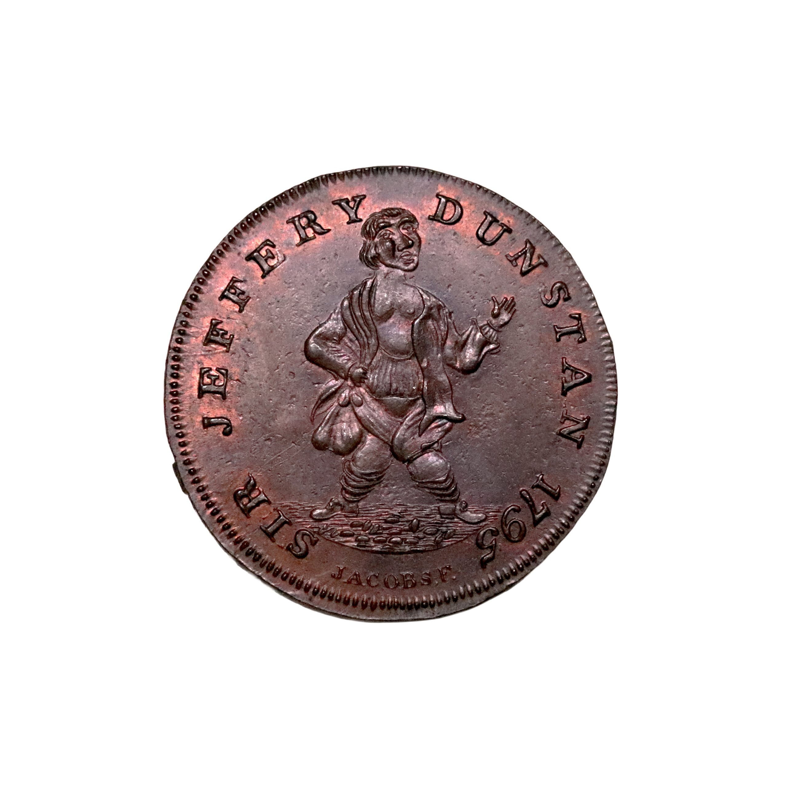 Lot 213 - Denton's Middlesex Smithfield Farthing D&H 1056, Scarce - Image 3