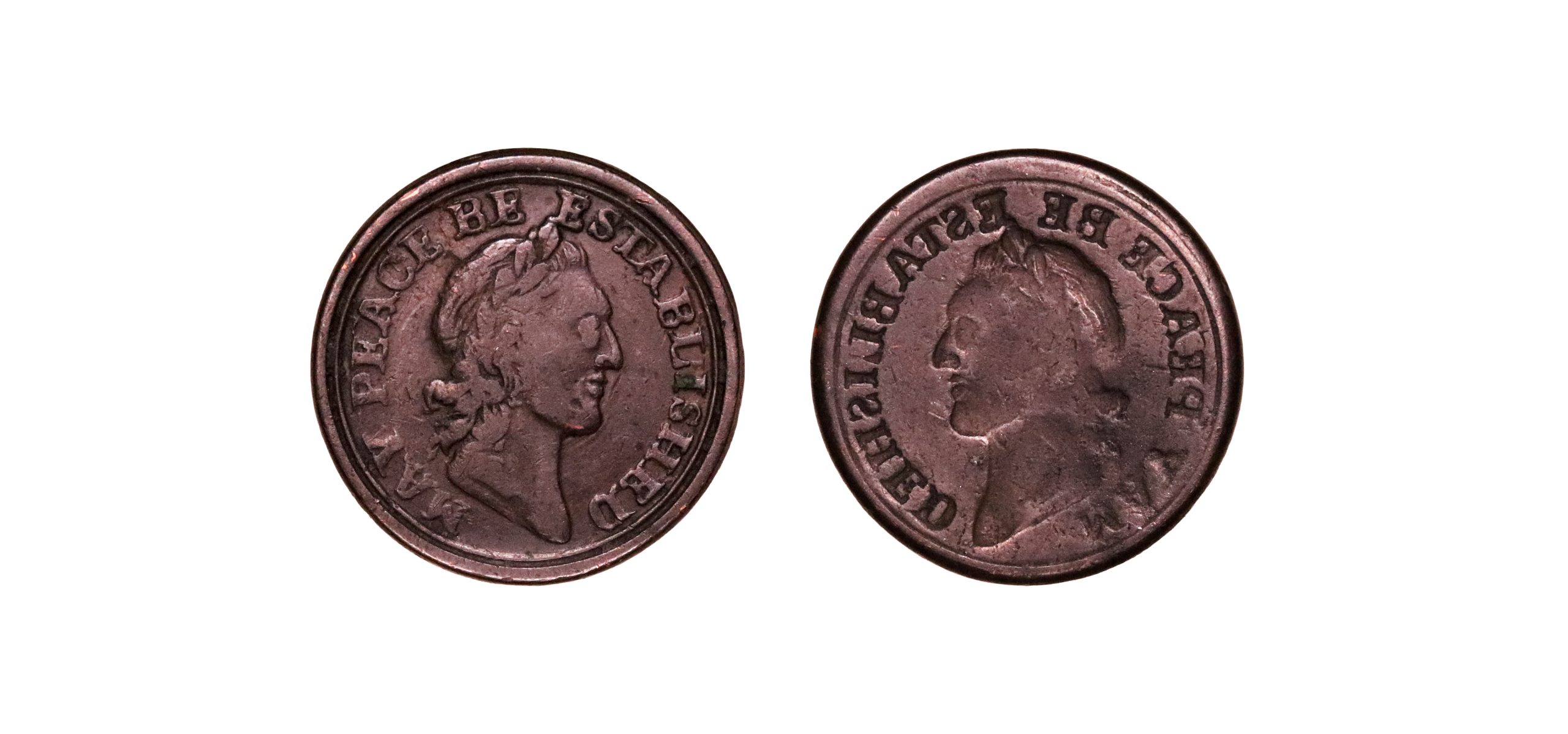 Lot 222 - Middlesex National Series Farthing D&H 1124, Full Obverse Brockage