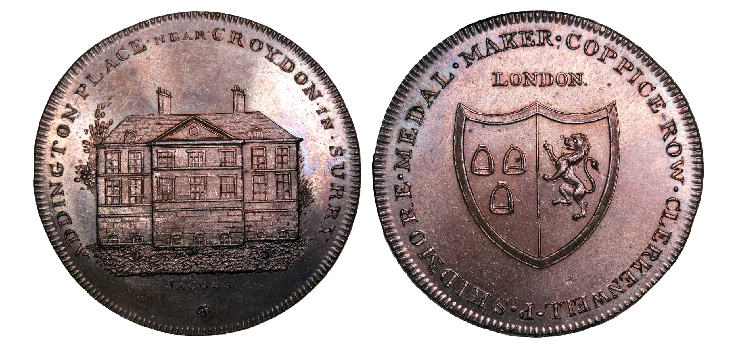 Lot 109 - Skidmore’s Middlesex Clerkenwell penny D&H 147, Rare