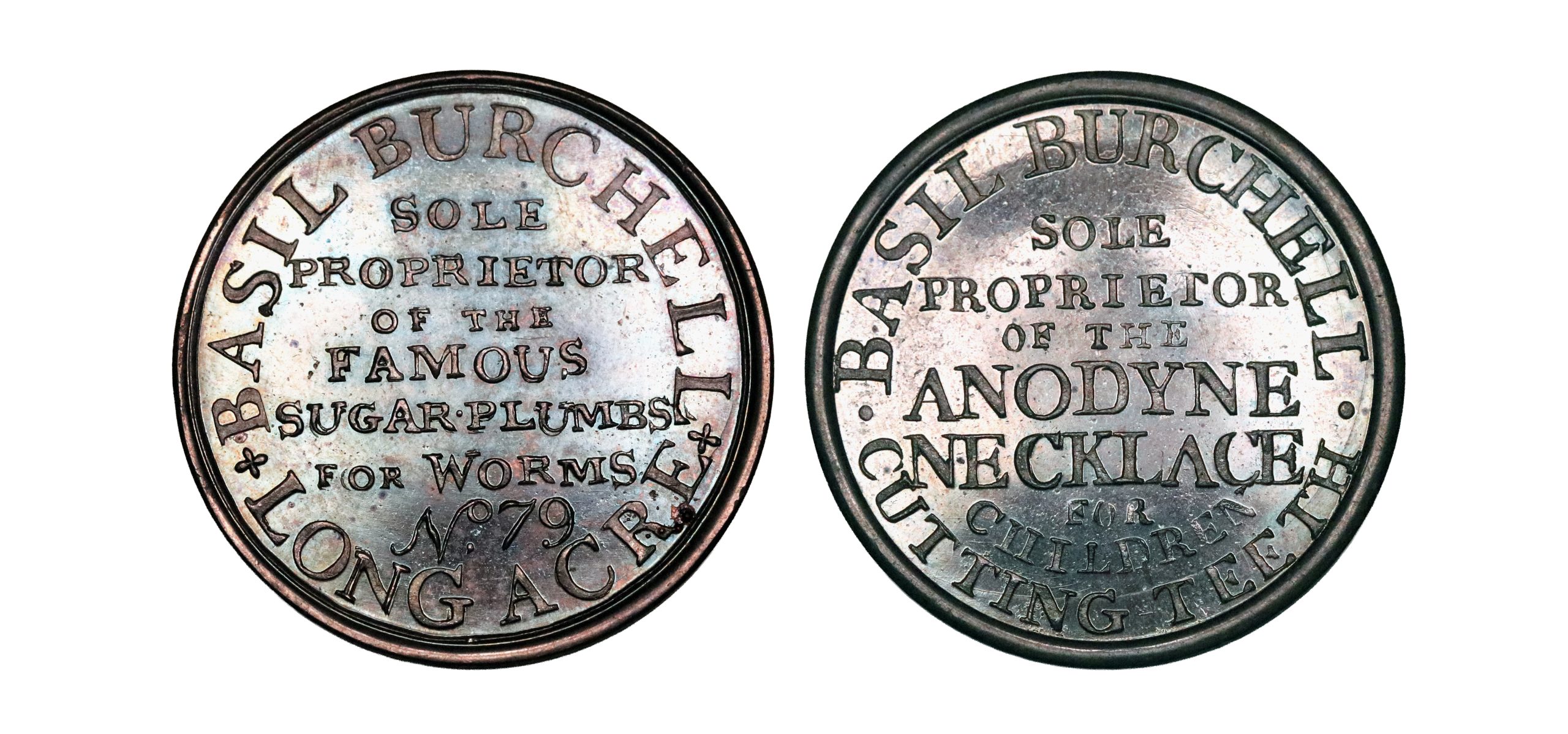 Lot 114 - Middlesex Burchell's Halfpenny D&H 260, Brilliant, Gem