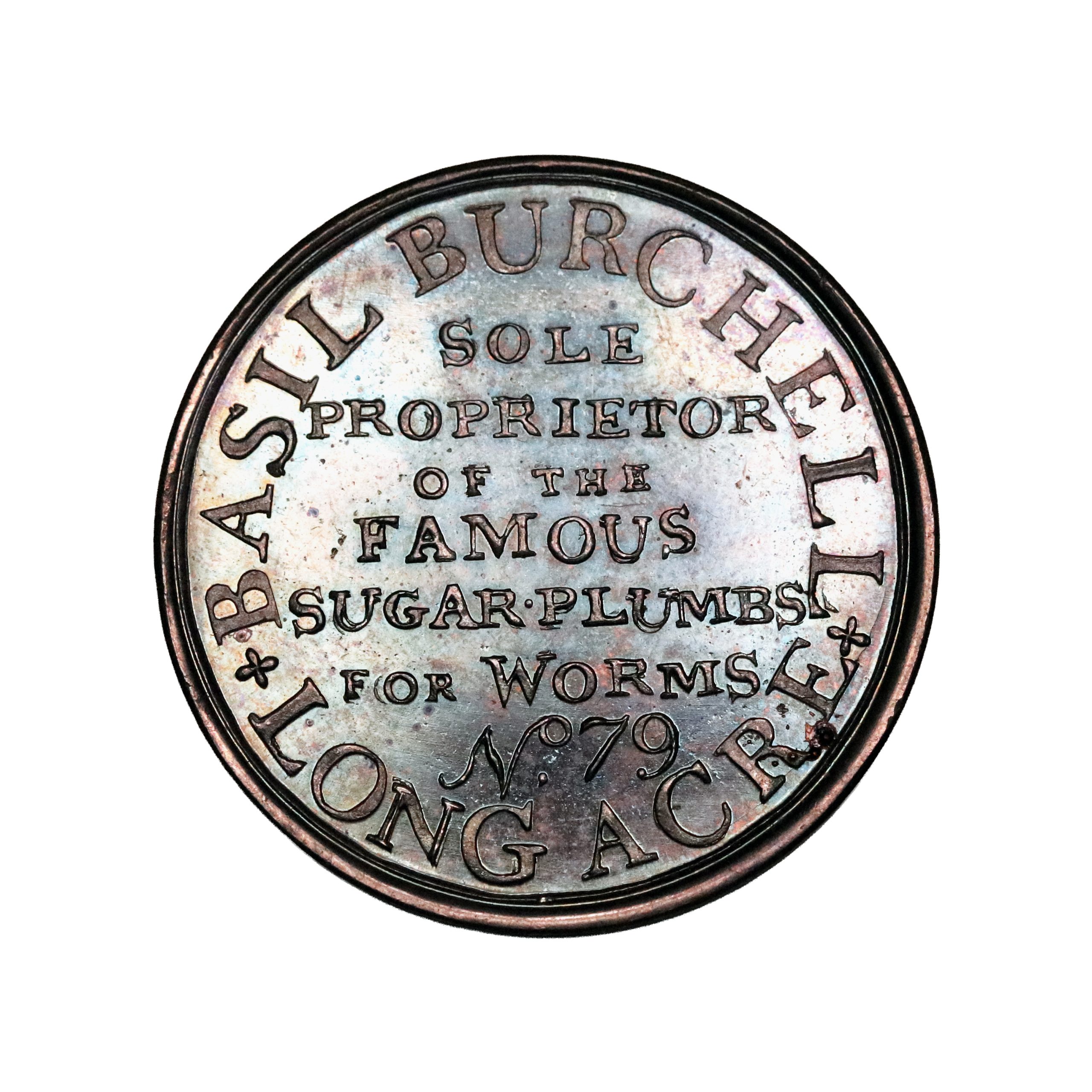 Lot 114 - Middlesex Burchell's Halfpenny D&H 260, Brilliant, Gem - Image 2