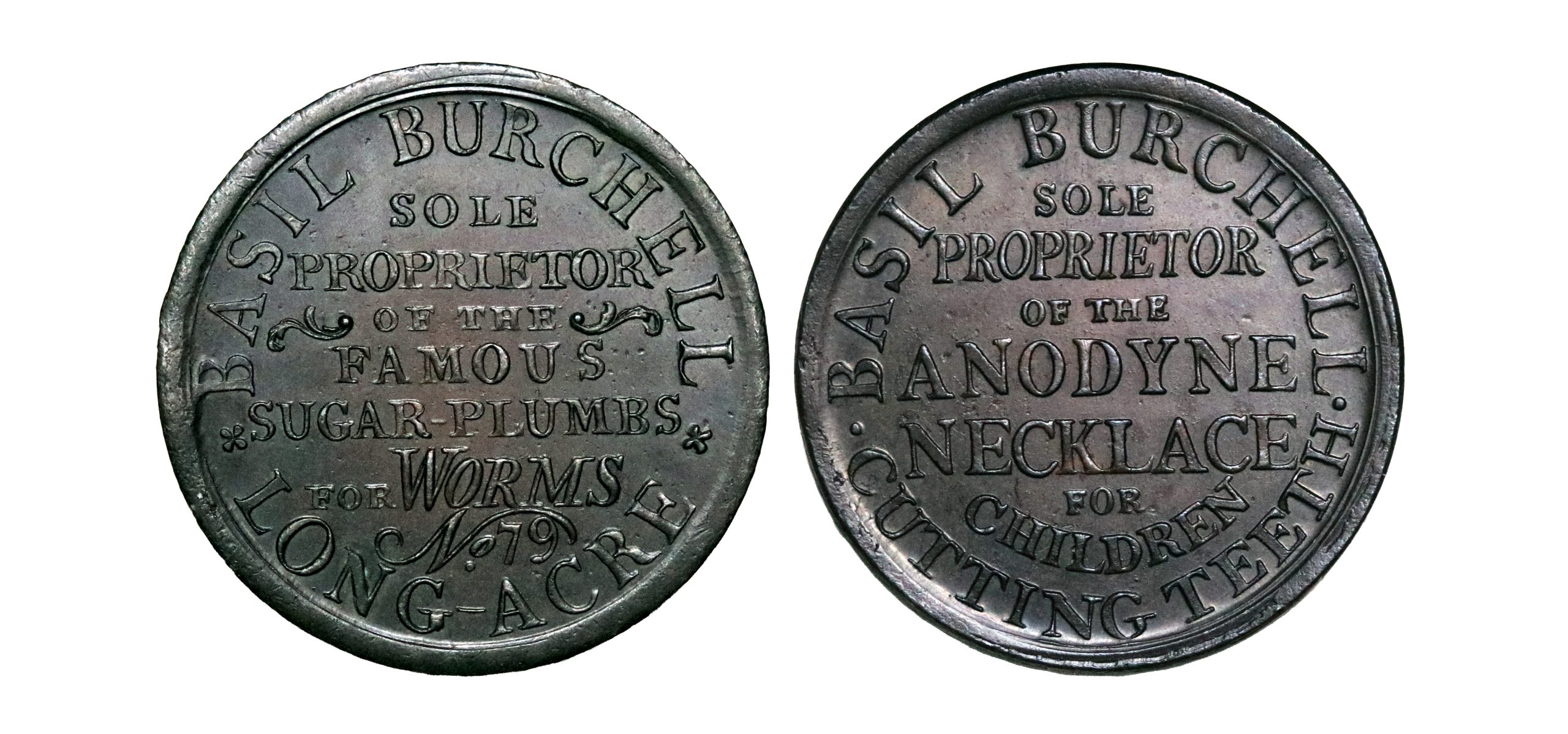 Lot 116 - Middlesex Burchell's Halfpenny D&H 273 - Unpublished edge, Unique?