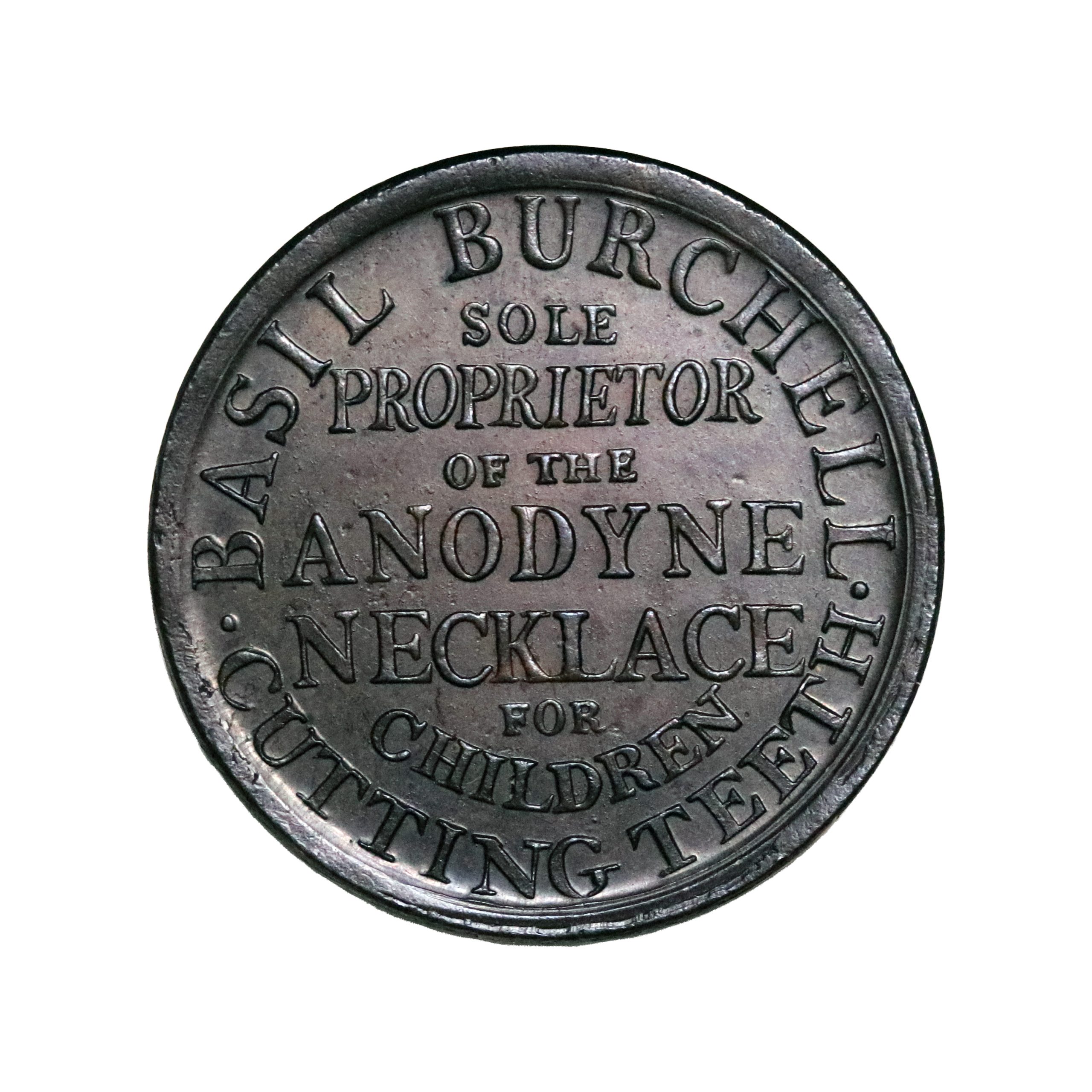 Lot 116 - Middlesex Burchell's Halfpenny D&H 273 - Unpublished edge, Unique? - Image 3