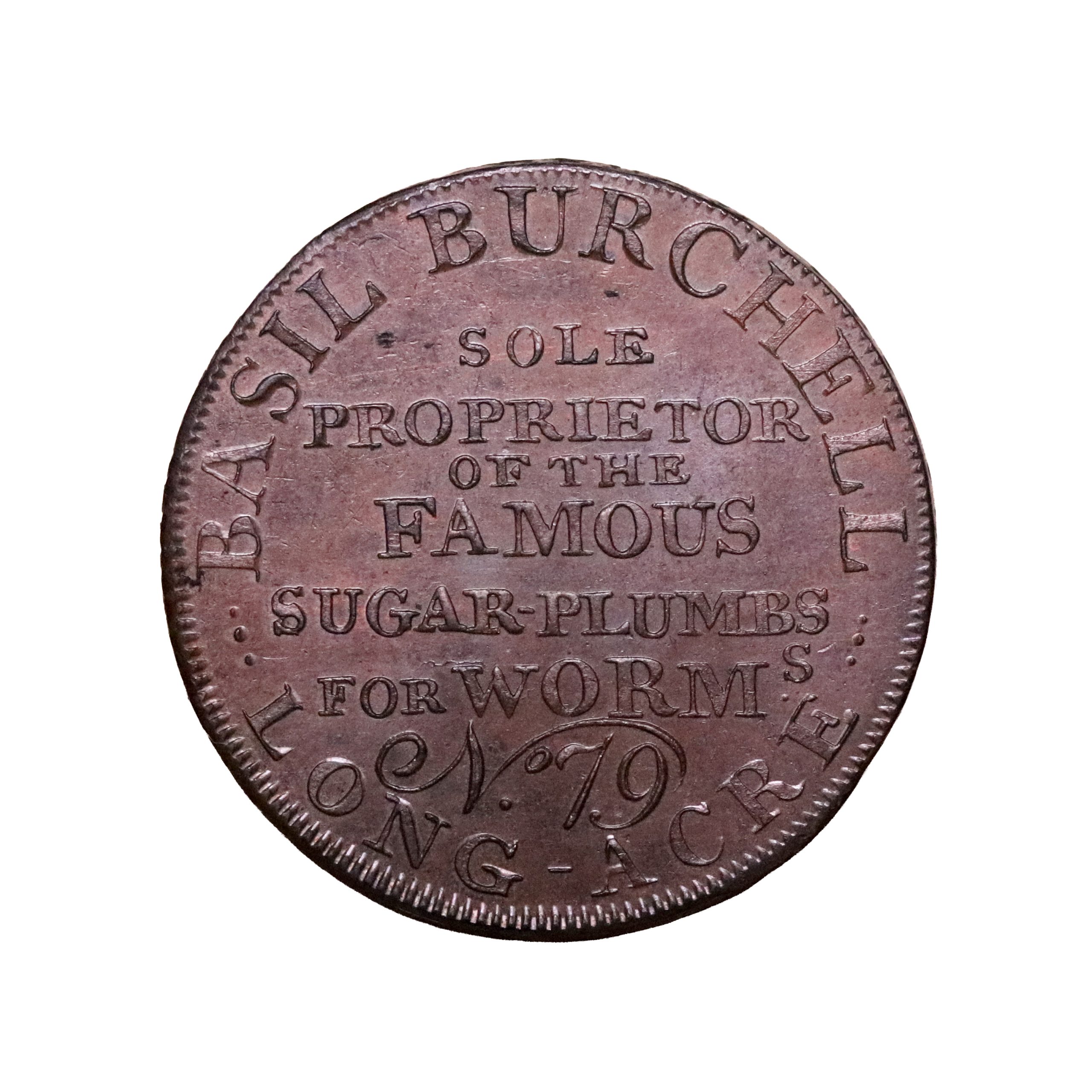 Lot 117 - Middlesex Burchell's Halfpenny D&H 274 - Image 2