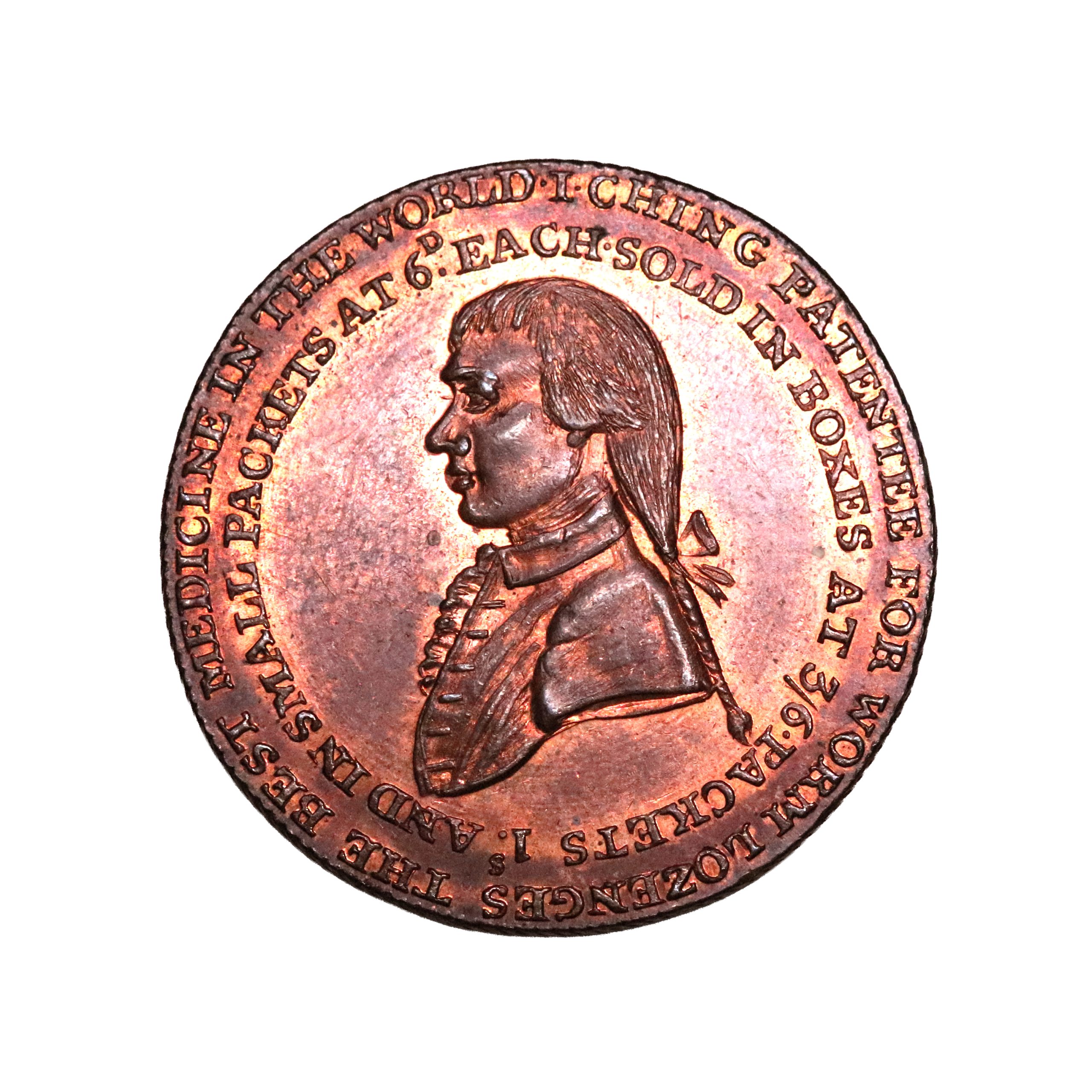 Lot 118 - Middlesex Ching's Halfpenny D&H 282, Gem, Ex-Fuller - Image 2