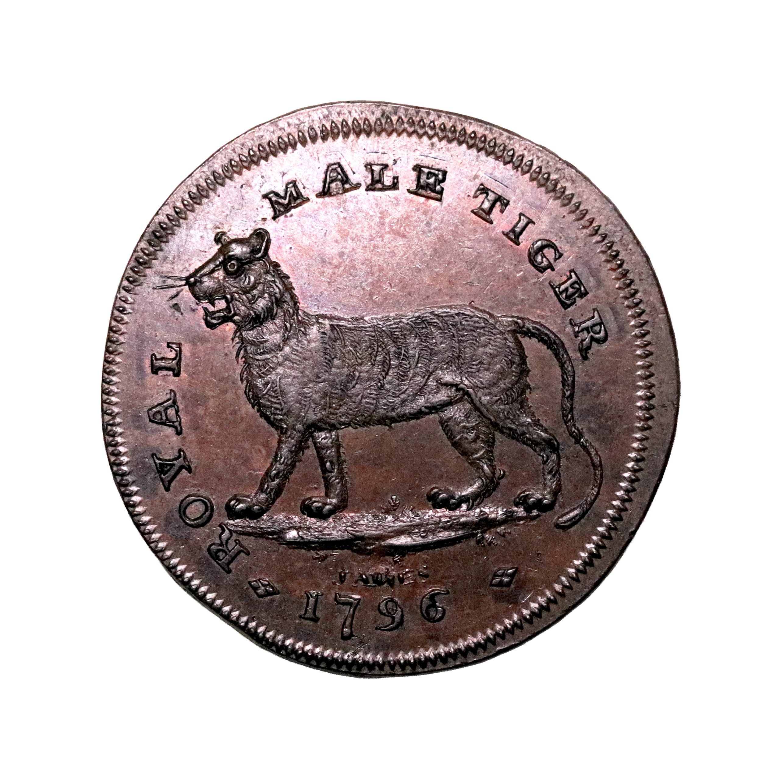 Lot 125 - Middlesex James' Private halfpenny D&H 344, Scarce, nr Gem - Image 2