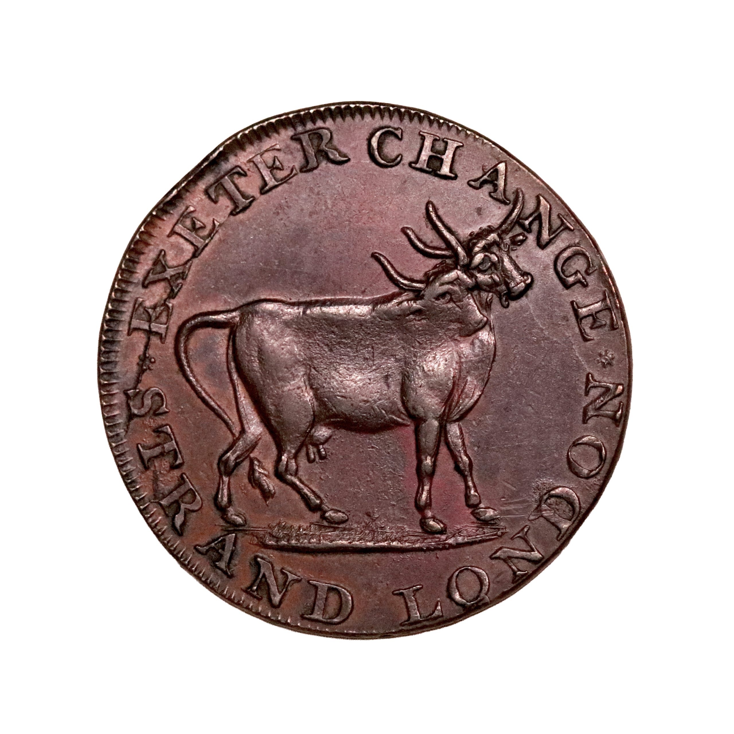 Lot 137 - Middlesex Pidcock's Mule halfpenny D&H 422bis, RRR+ - Image 2