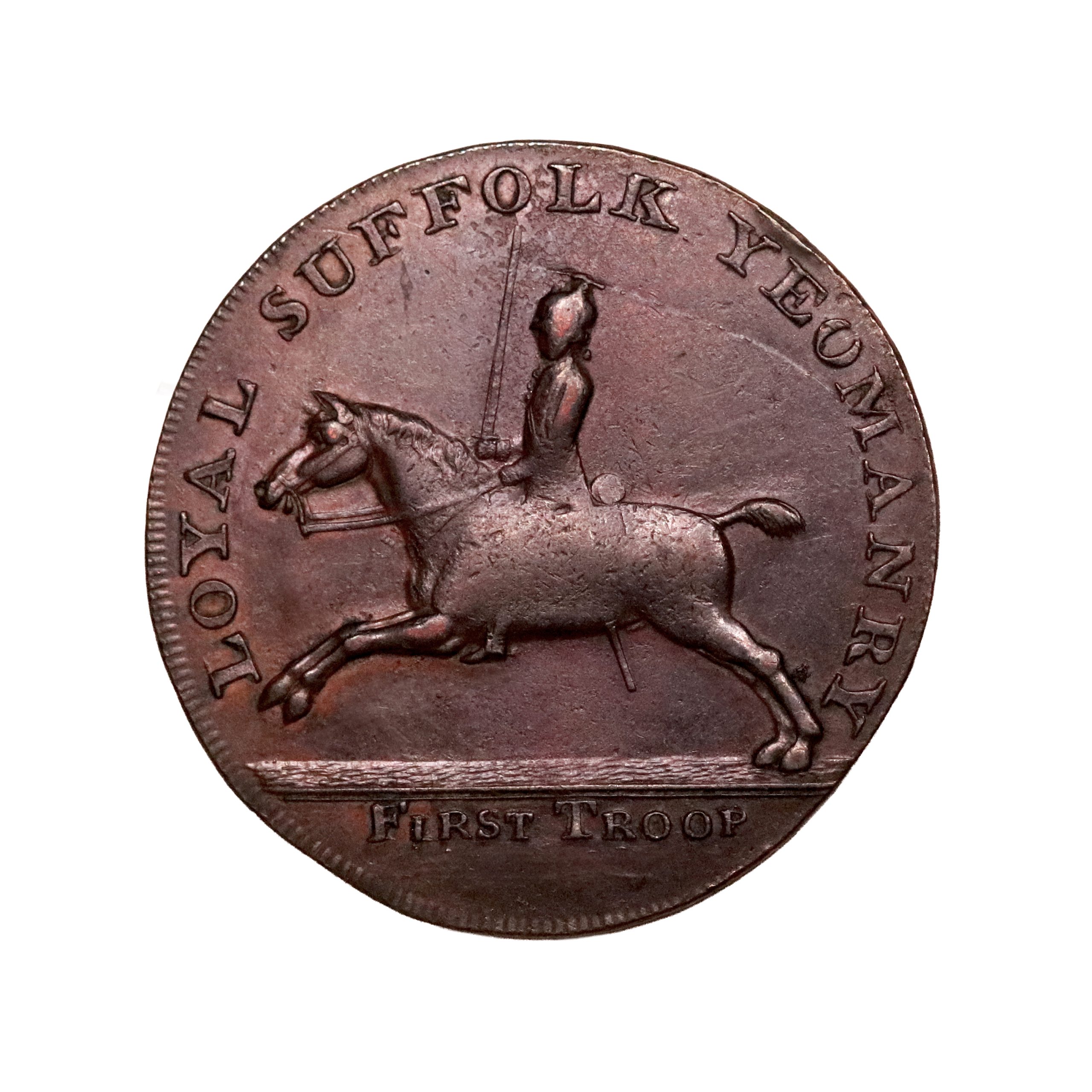 Lot 137 - Middlesex Pidcock's Mule halfpenny D&H 422bis, RRR+ - Image 3