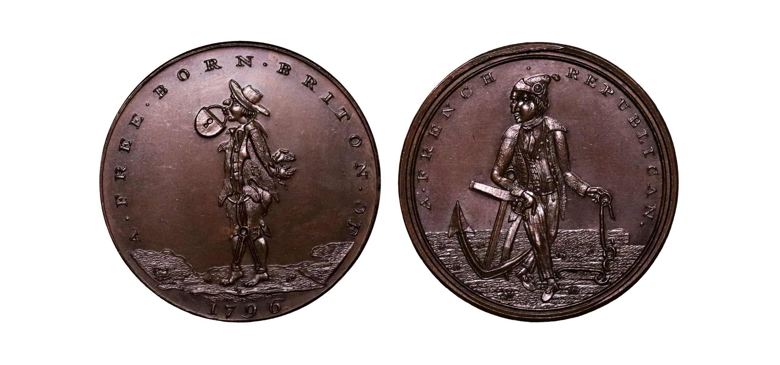 Lot 145 - Skidmore's Middlesex Mule halfpenny D&H 521, Bronzed, Gem