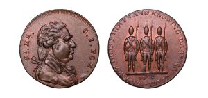 Lot 151 - Middlesex Spence halfpenny D&H 764