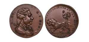 Lot 154 - Middlesex Spence halfpenny D&H 766