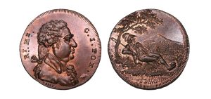 Lot 157 - Middlesex Spence halfpenny D&H 769, Scarce, Gemmy