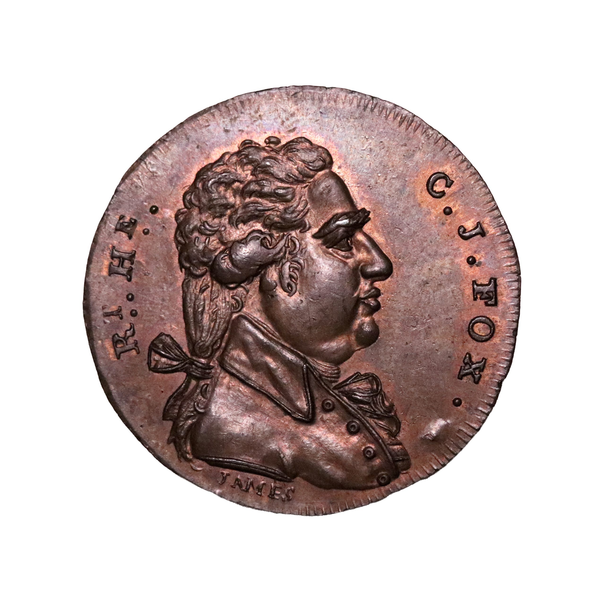 Lot 159 - Middlesex Spence halfpenny D&H 771, Scarce - Image 2