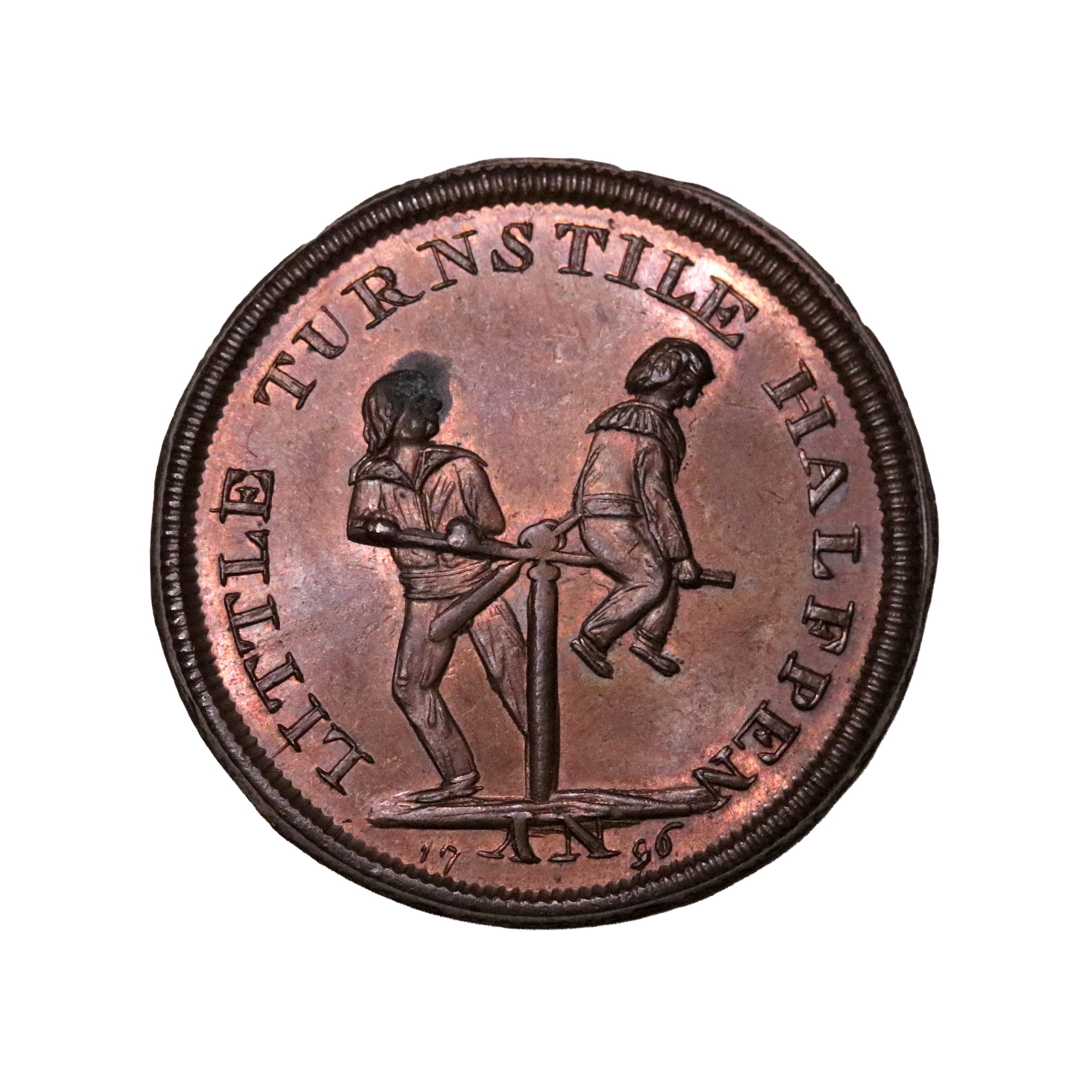 Lot 159 - Middlesex Spence halfpenny D&H 771, Scarce - Image 3