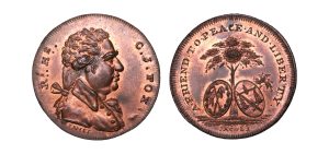 Lot 160 - Middlesex Spence halfpenny D&H 772, Scarce, Gem