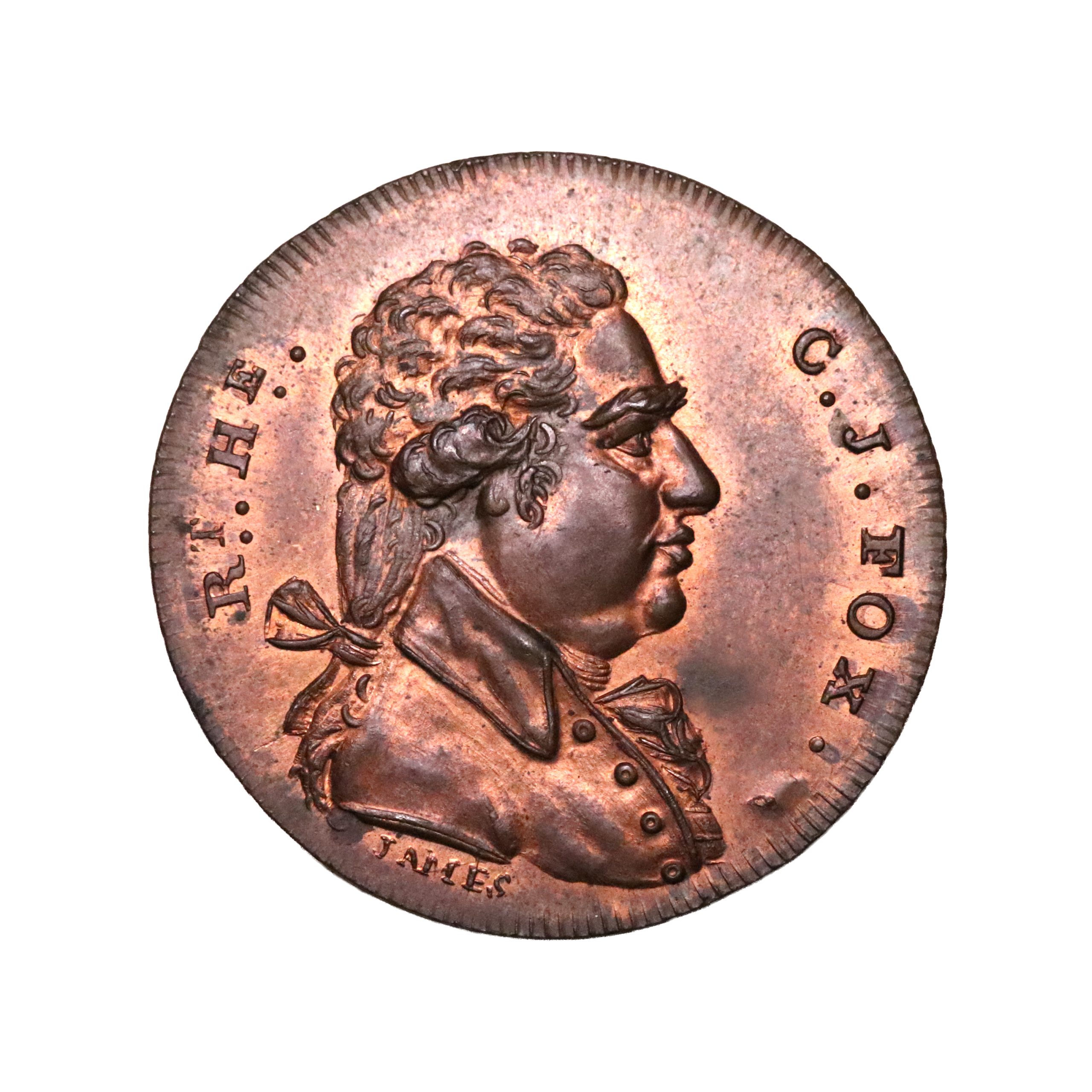 Lot 160 - Middlesex Spence halfpenny D&H 772, Scarce, Gem - Image 2