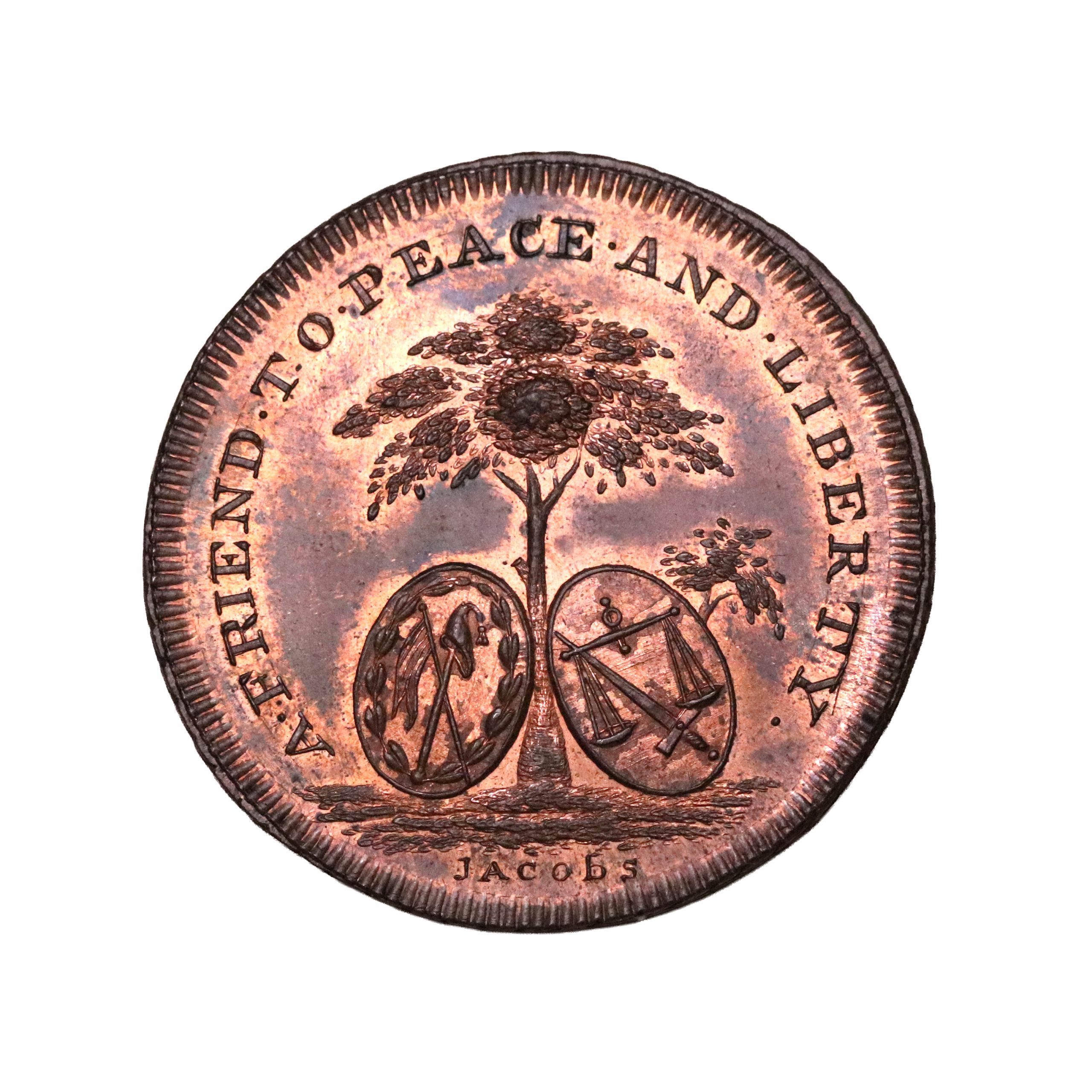 Lot 160 - Middlesex Spence halfpenny D&H 772, Scarce, Gem - Image 3