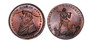 Lot 165 - Middlesex Spence halfpenny D&H 778, Gem, Noble Specimen