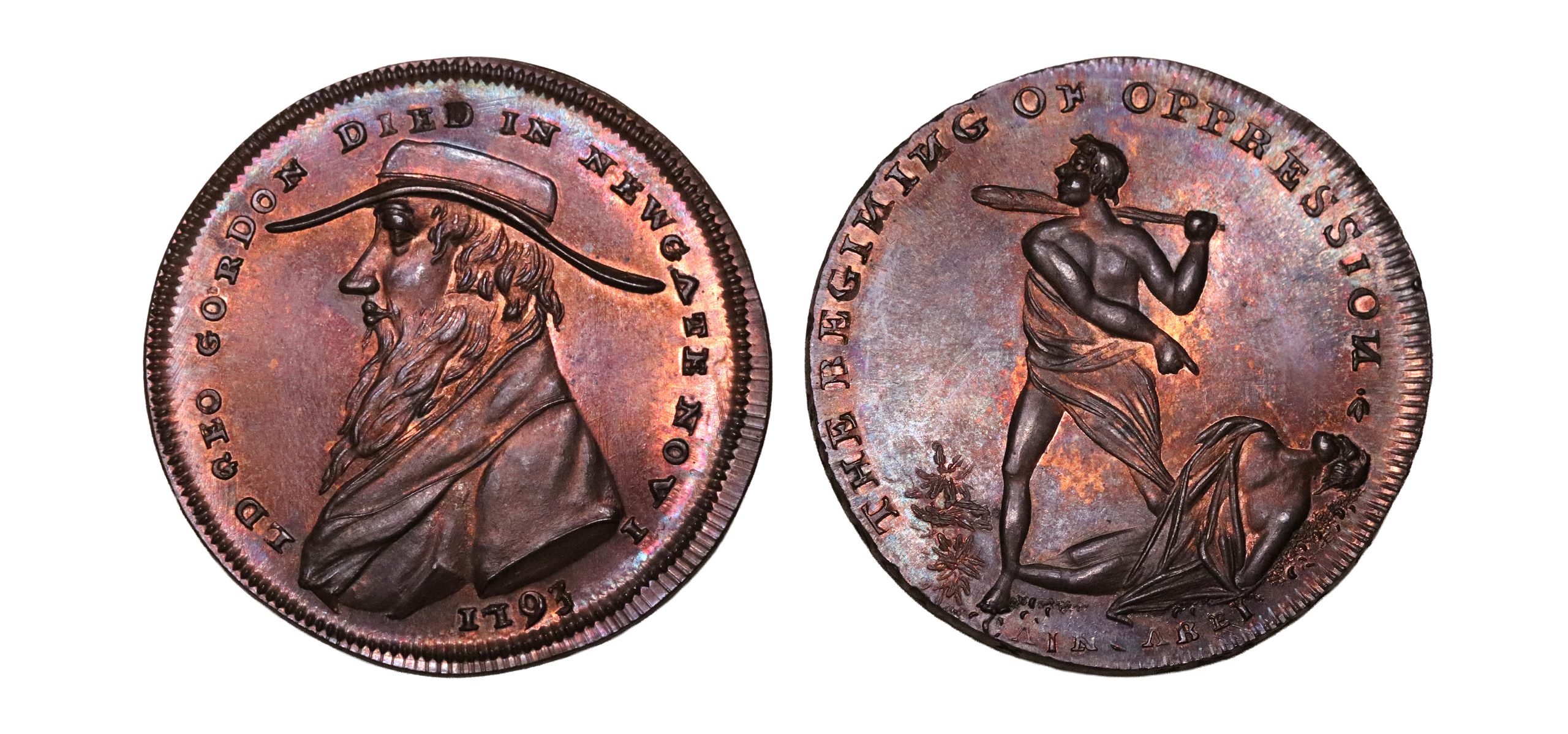 Lot 165 - Middlesex Spence halfpenny D&H 778, Gem, Noble Specimen