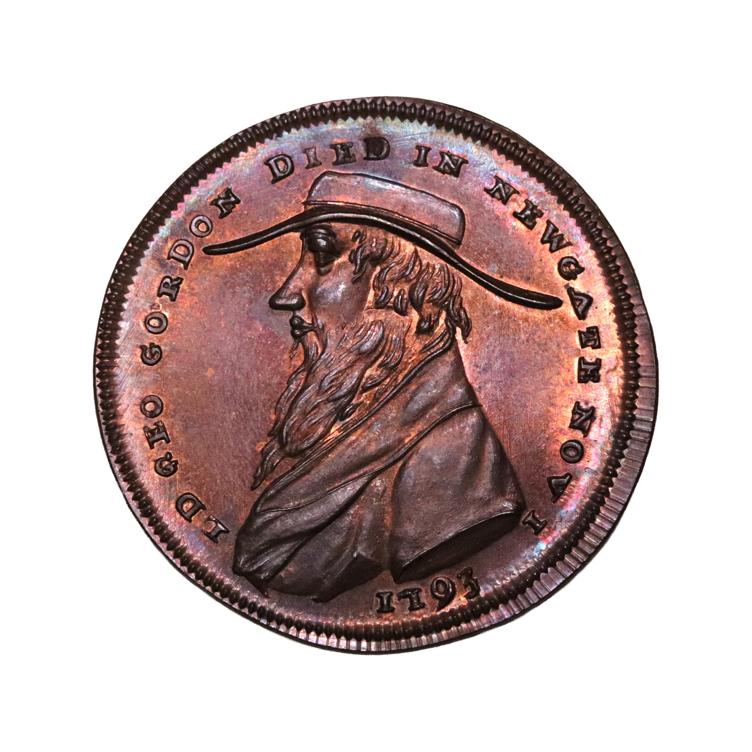 Lot 165 - Middlesex Spence halfpenny D&H 778, Gem, Noble Specimen - Image 2