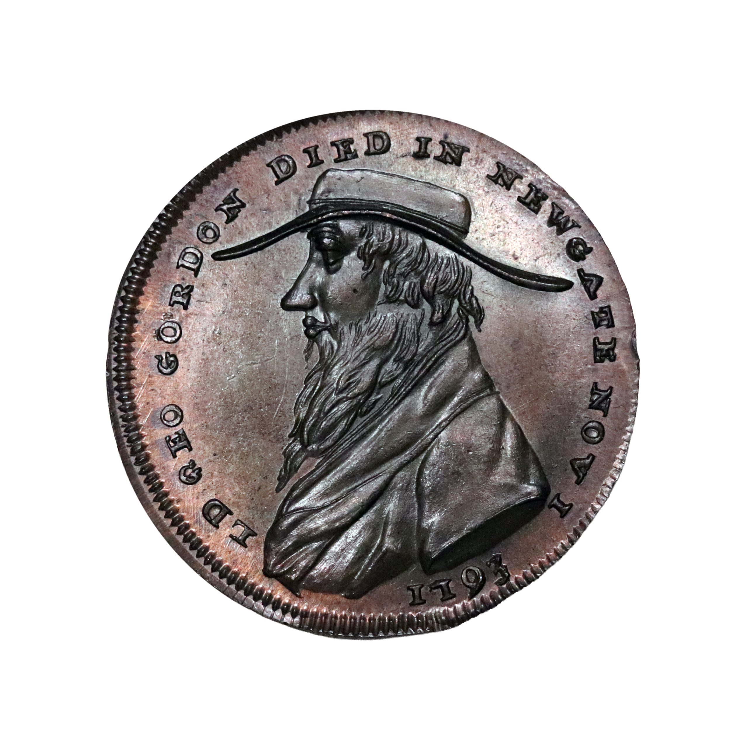 Lot 166 - Middlesex Spence halfpenny D&H 779, Gem, Noble Specimen - Image 2