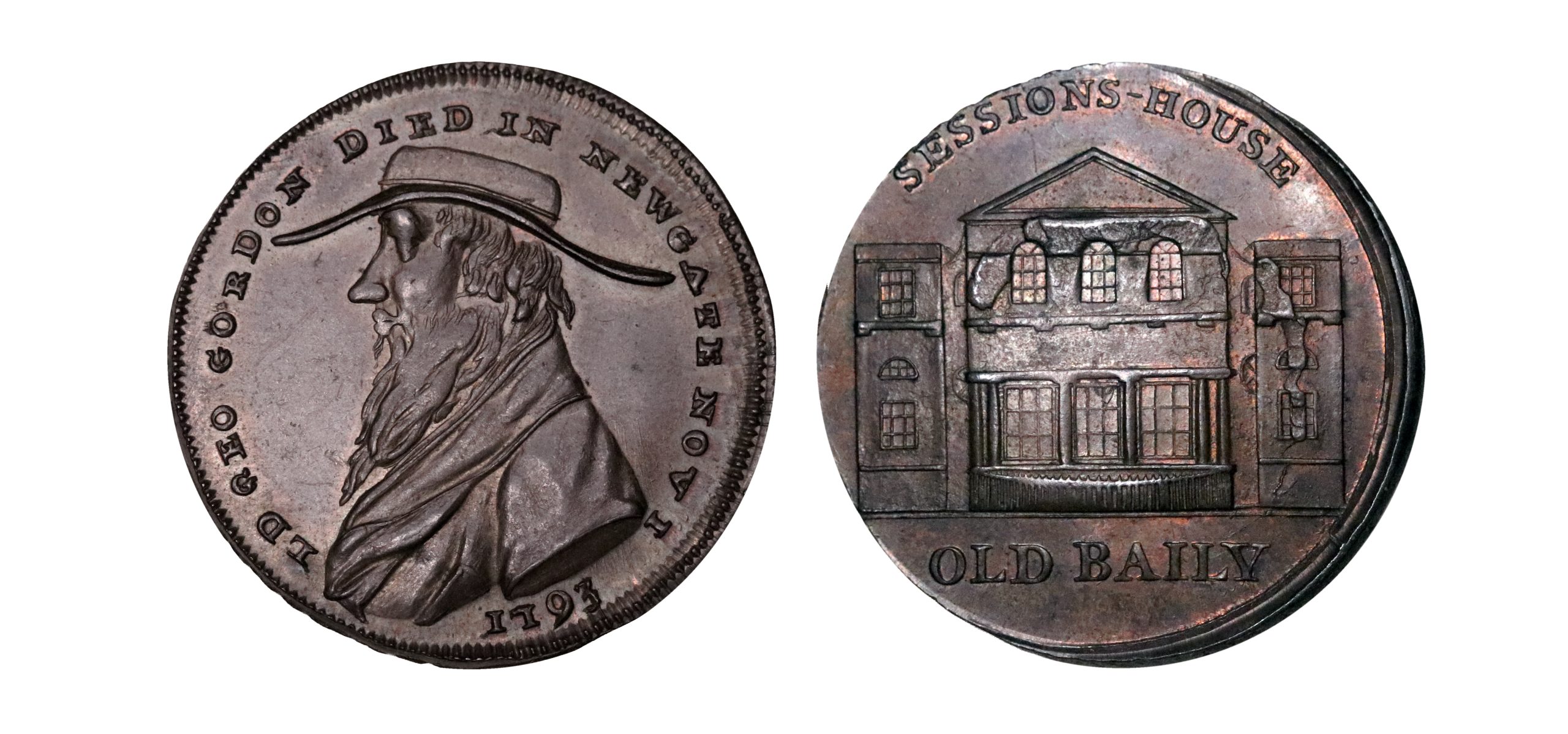 Lot 167 - Middlesex Spence halfpenny D&H 780a, Rare