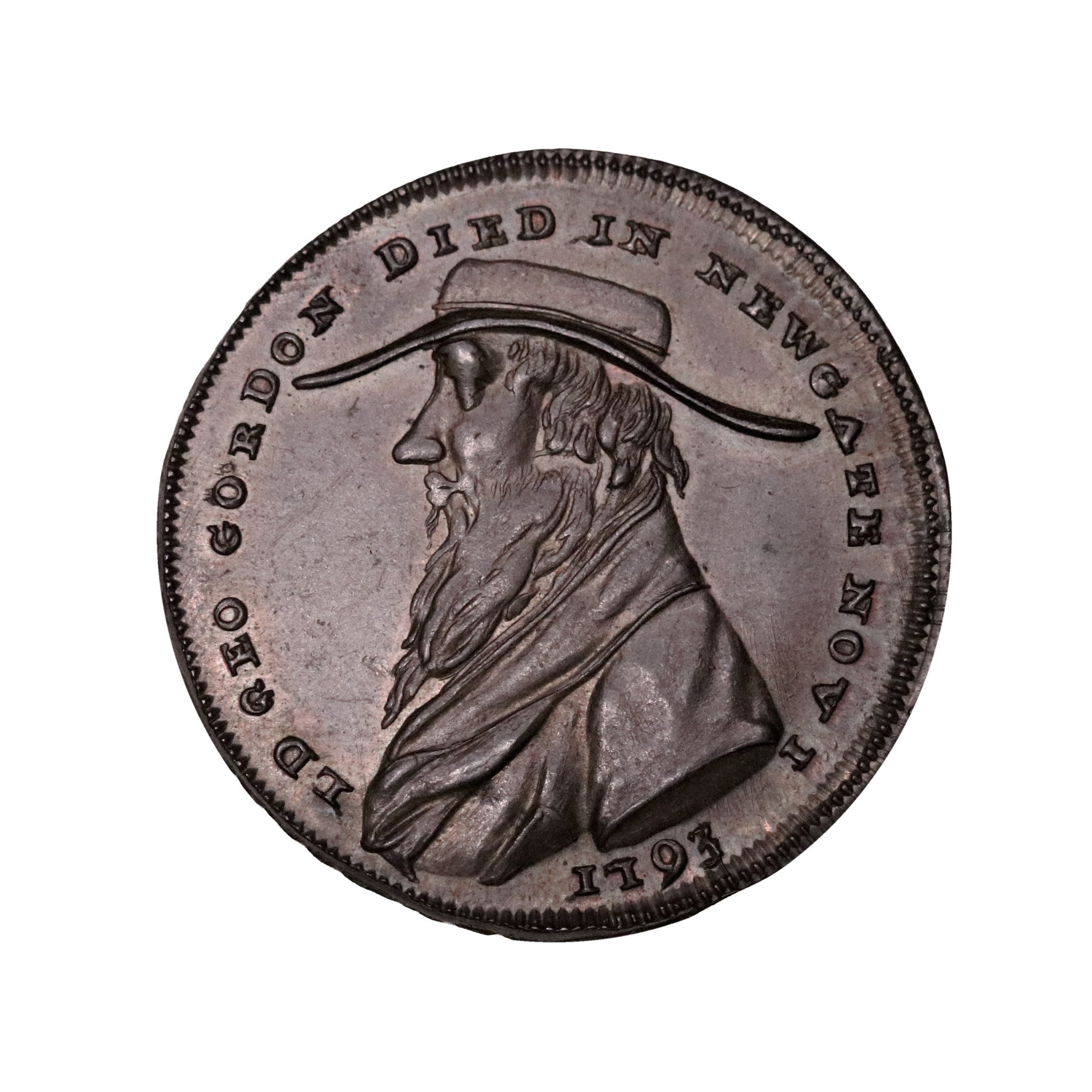 Lot 167 - Middlesex Spence halfpenny D&H 780a, Rare - Image 2