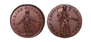 Lot 170 - Middlesex Spence halfpenny D&H 783a, Scarce