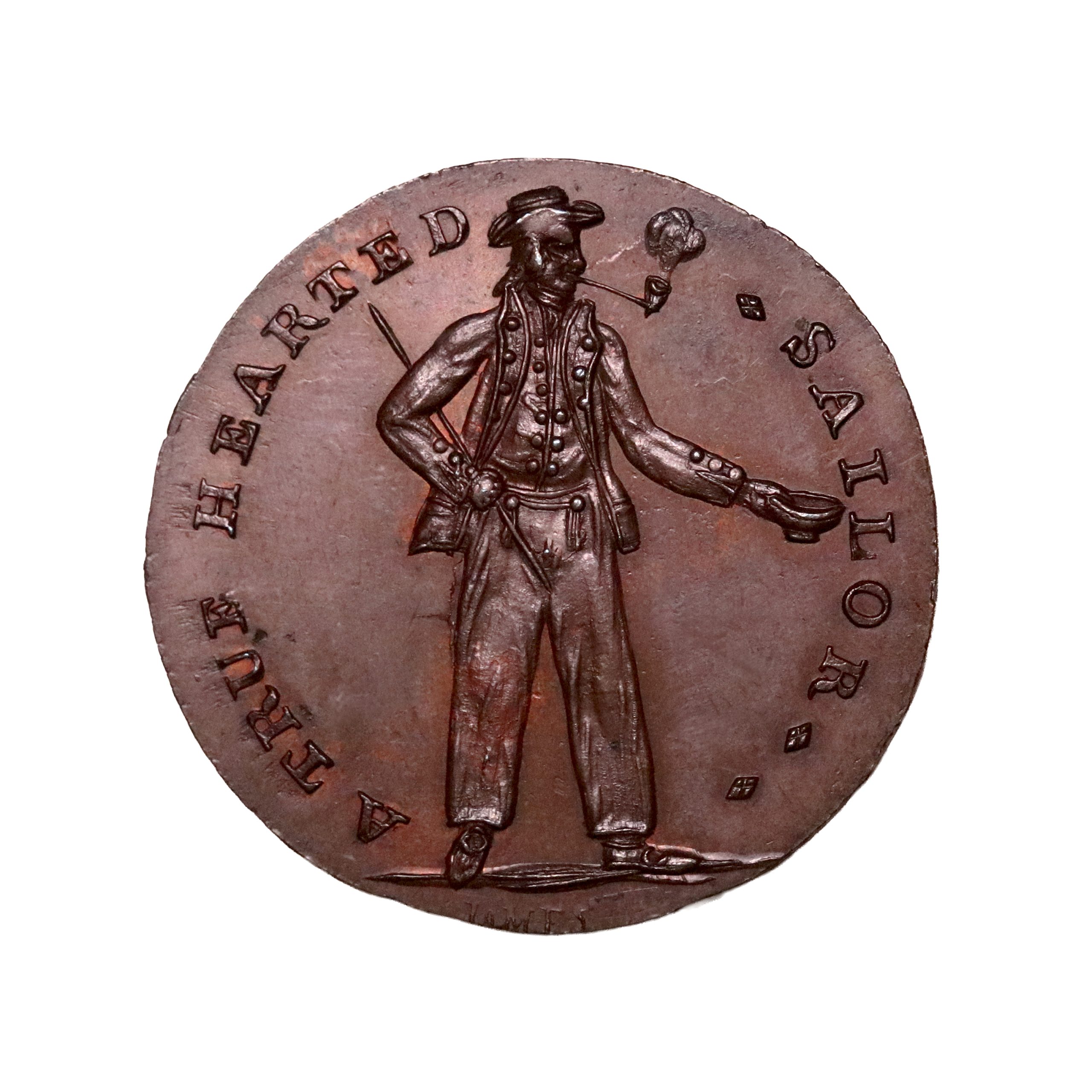 Lot 170 - Middlesex Spence halfpenny D&H 783a, Scarce - Image 3