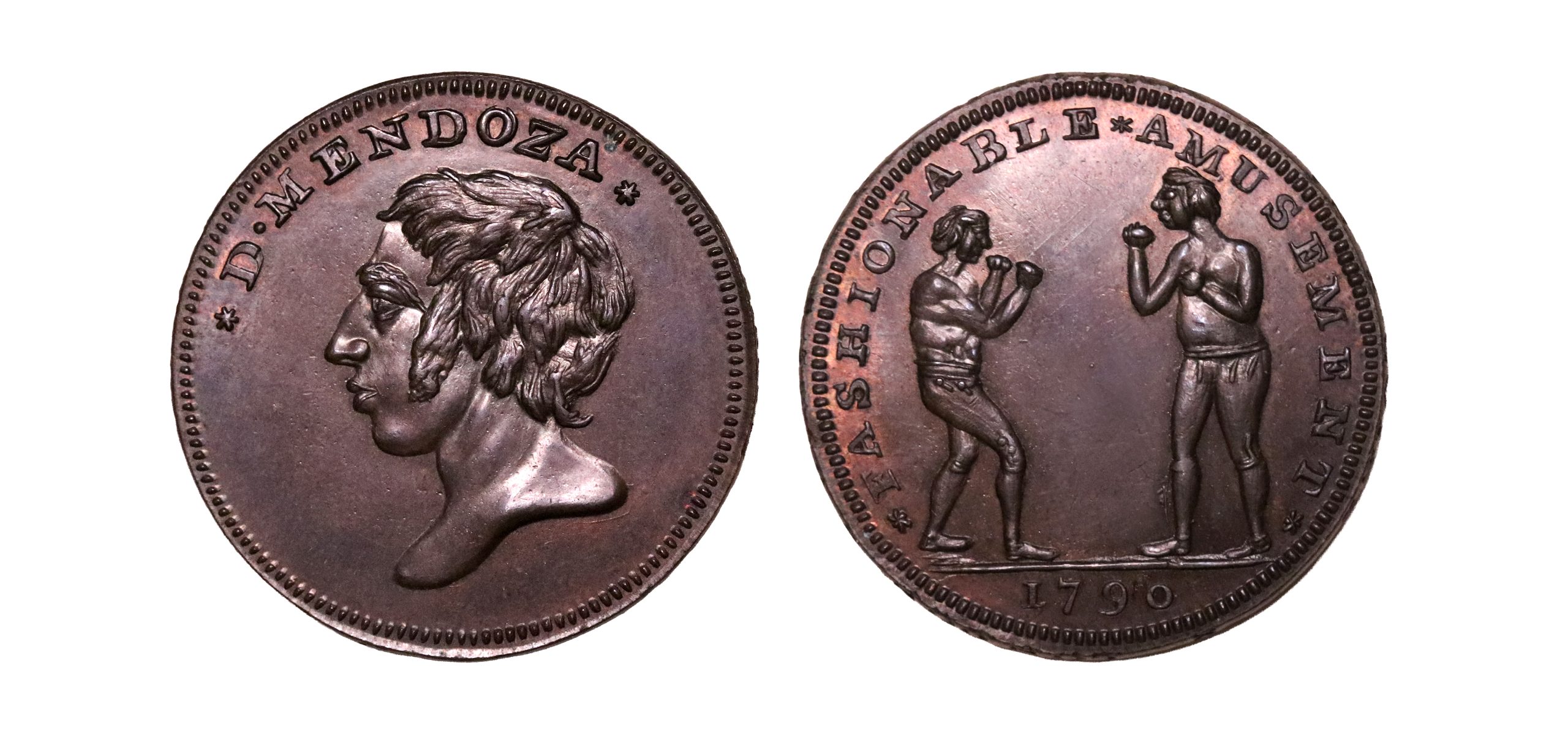 Lot 172 - Middlesex Spence halfpenny D&H 785, Rare, Ex-Bell/Spingarn