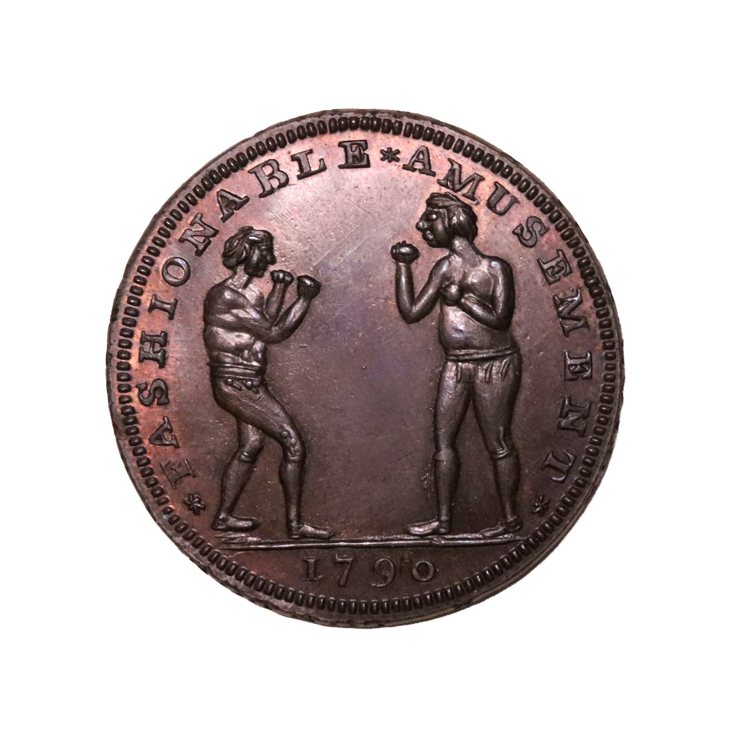 Lot 172 - Middlesex Spence halfpenny D&H 785, Rare, Ex-Bell/Spingarn - Image 3