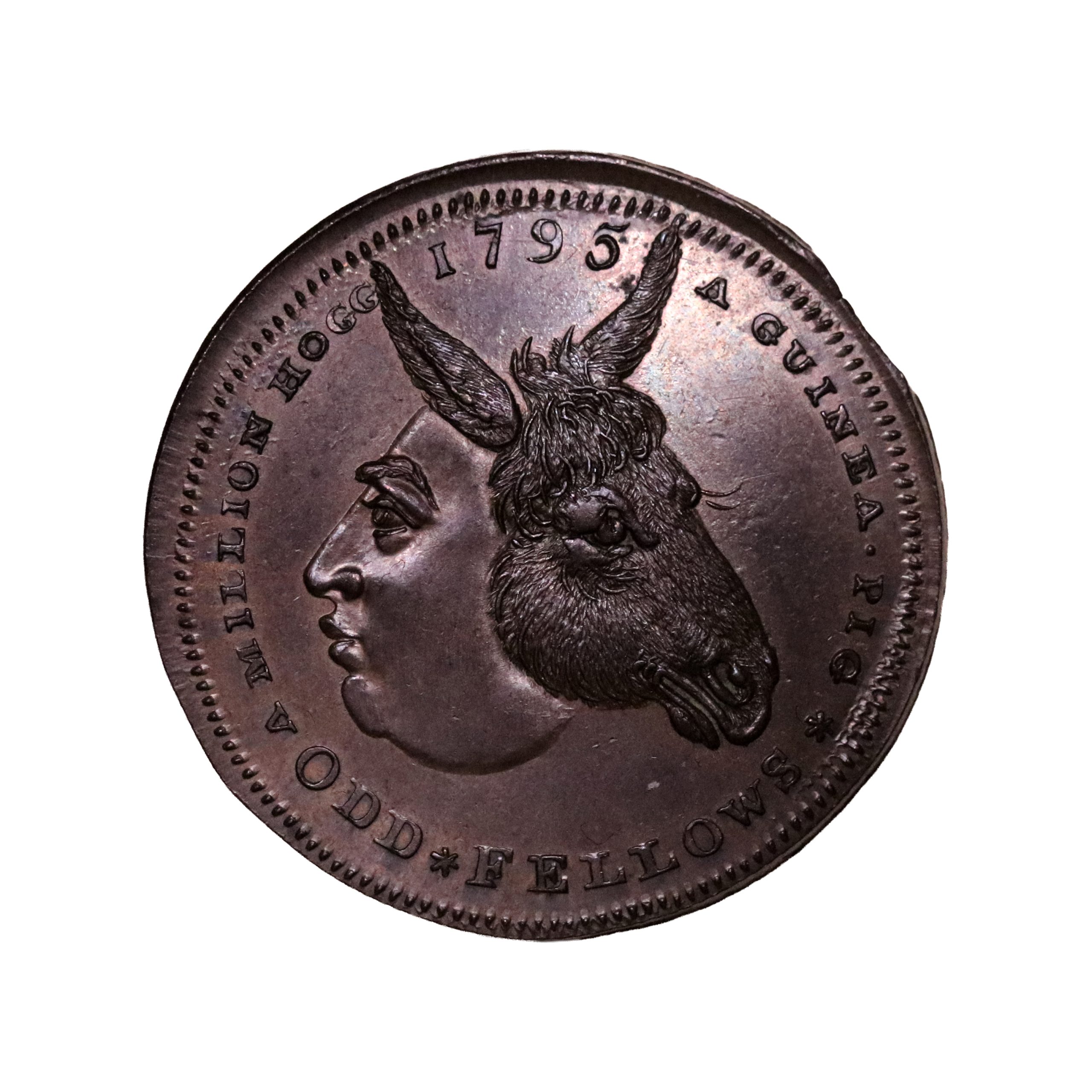 Lot 175 - Middlesex Spence halfpenny D&H 790b, Scarce - Image 2