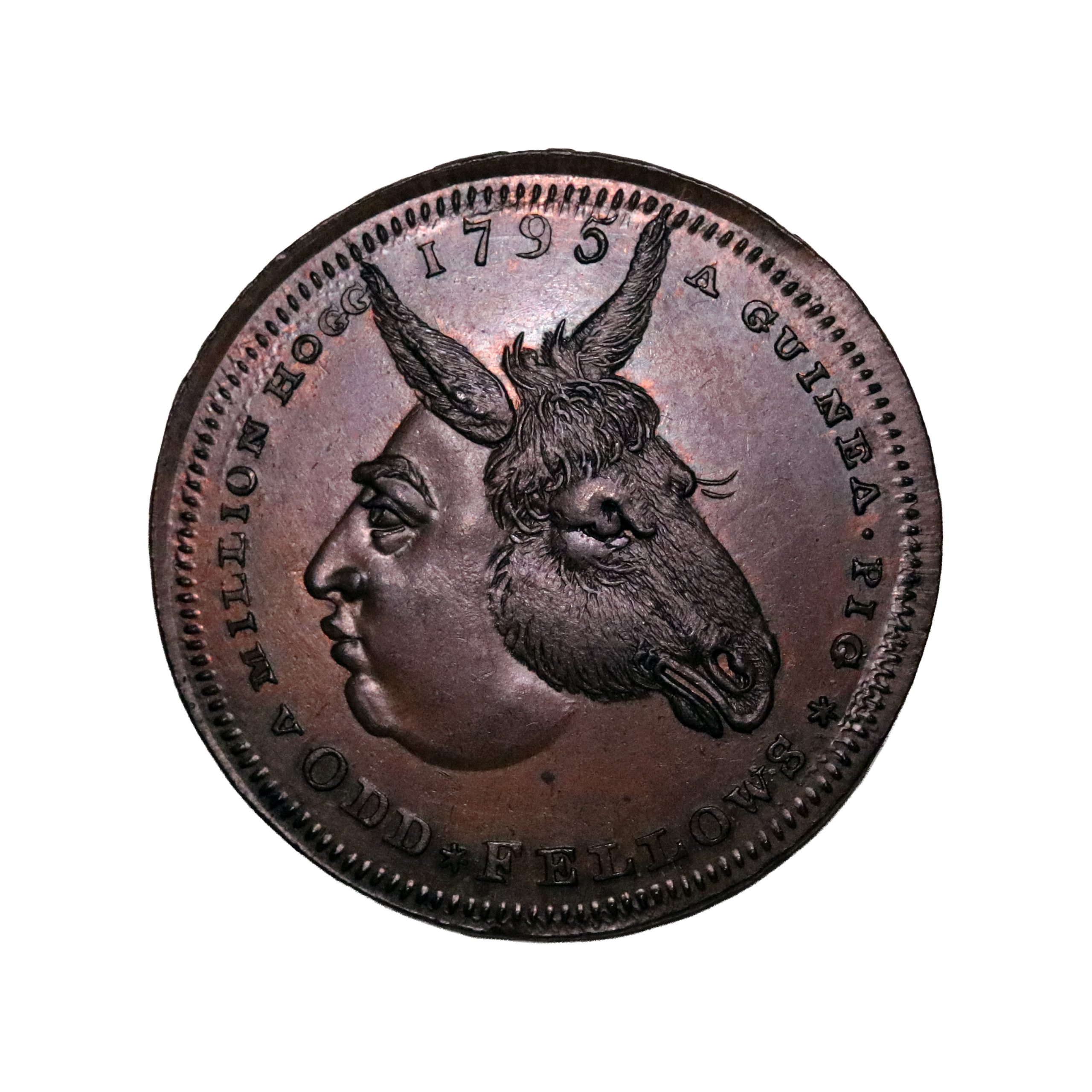 Lot 176 - Middlesex Spence halfpenny D&H 795, Rare - Image 2