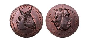 Lot 177 - Middlesex Spence halfpenny D&H 795a, die-rotation